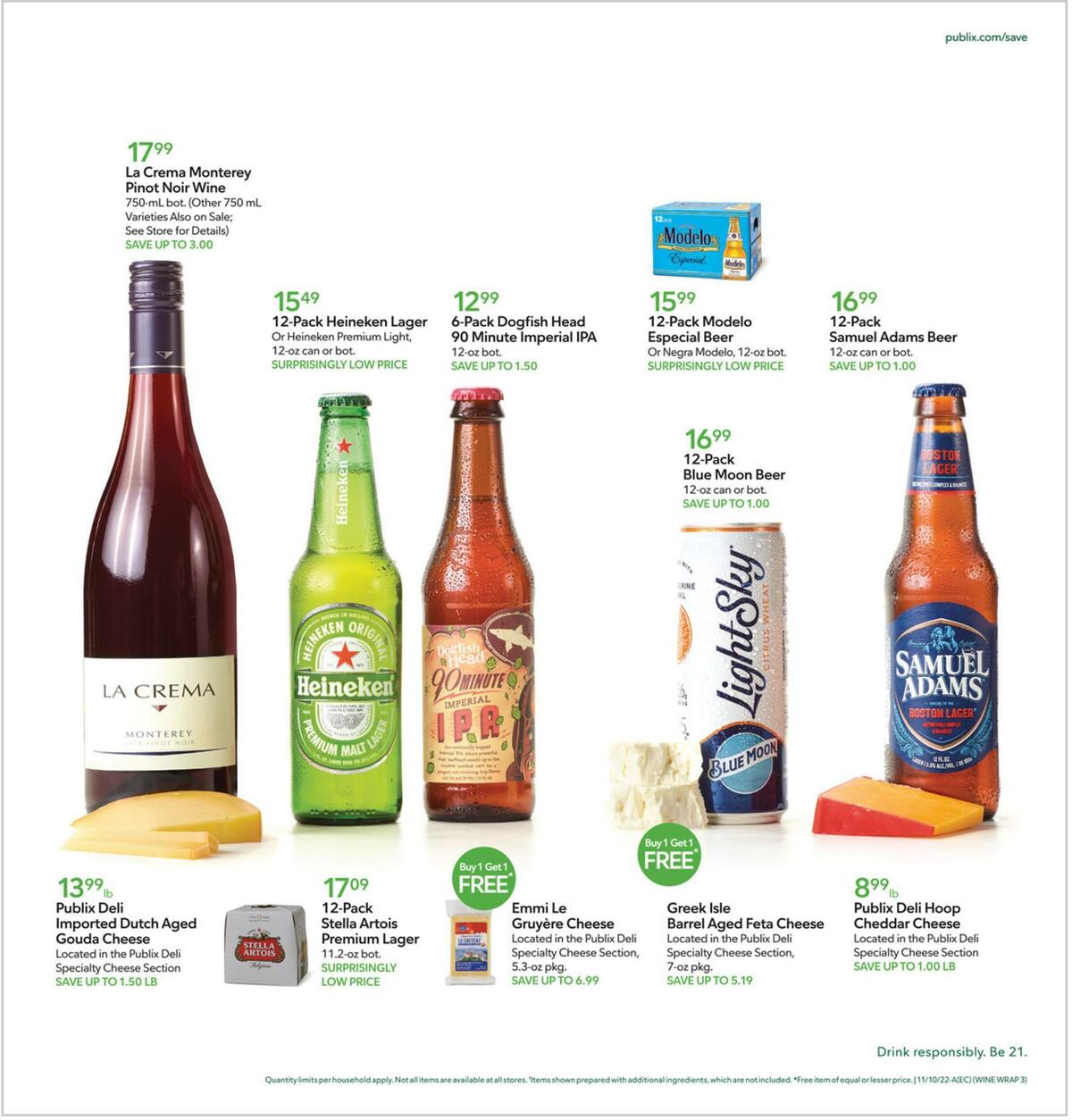 Publix Weekly Ad from November 9