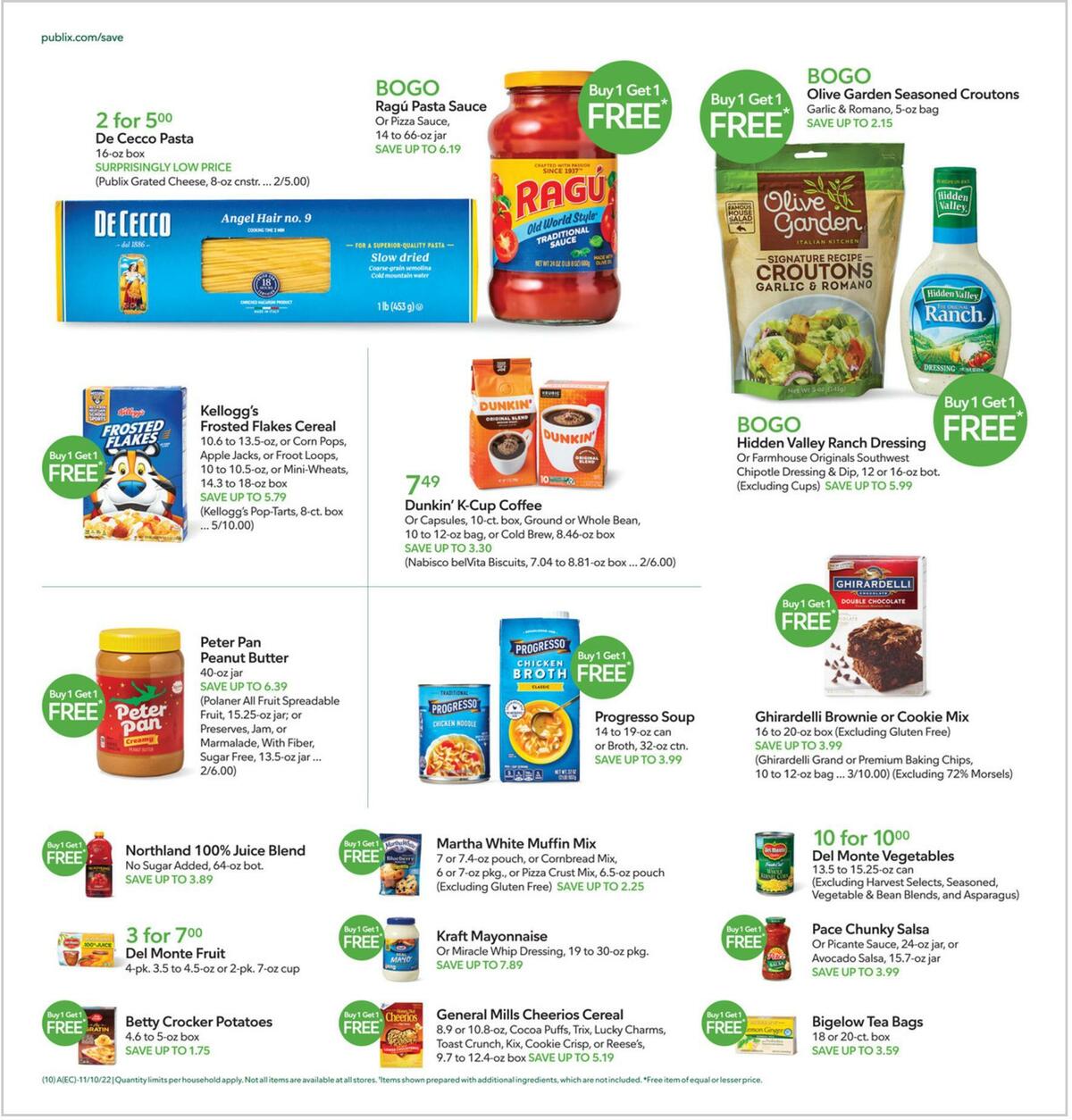Publix Weekly Ad from November 9