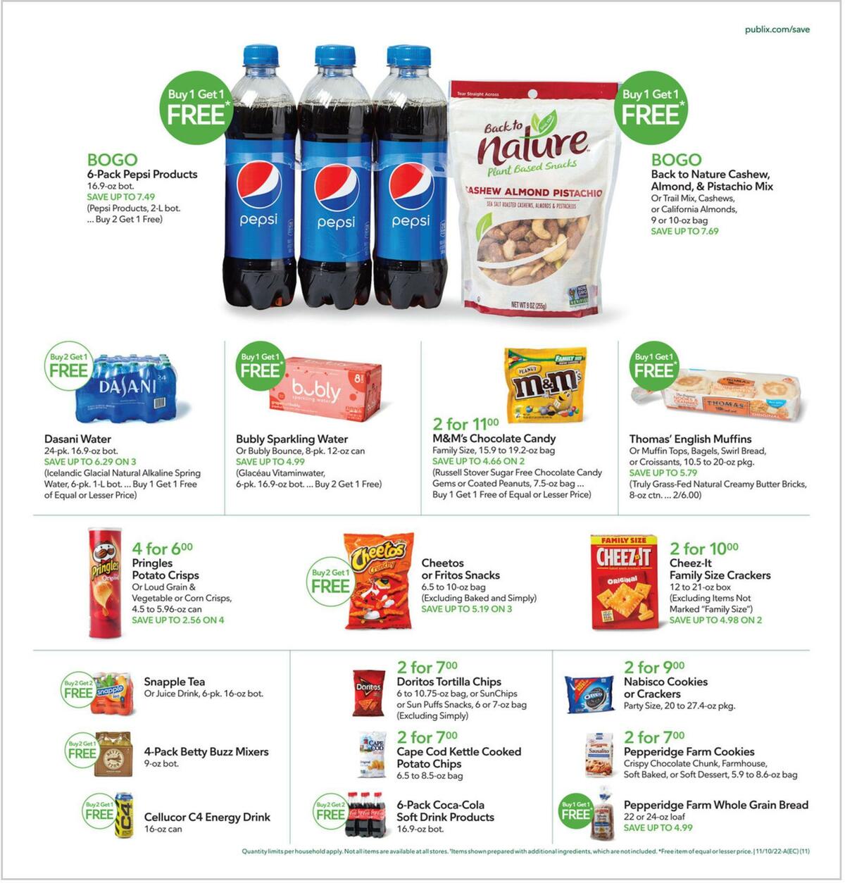 Publix Weekly Ad from November 9