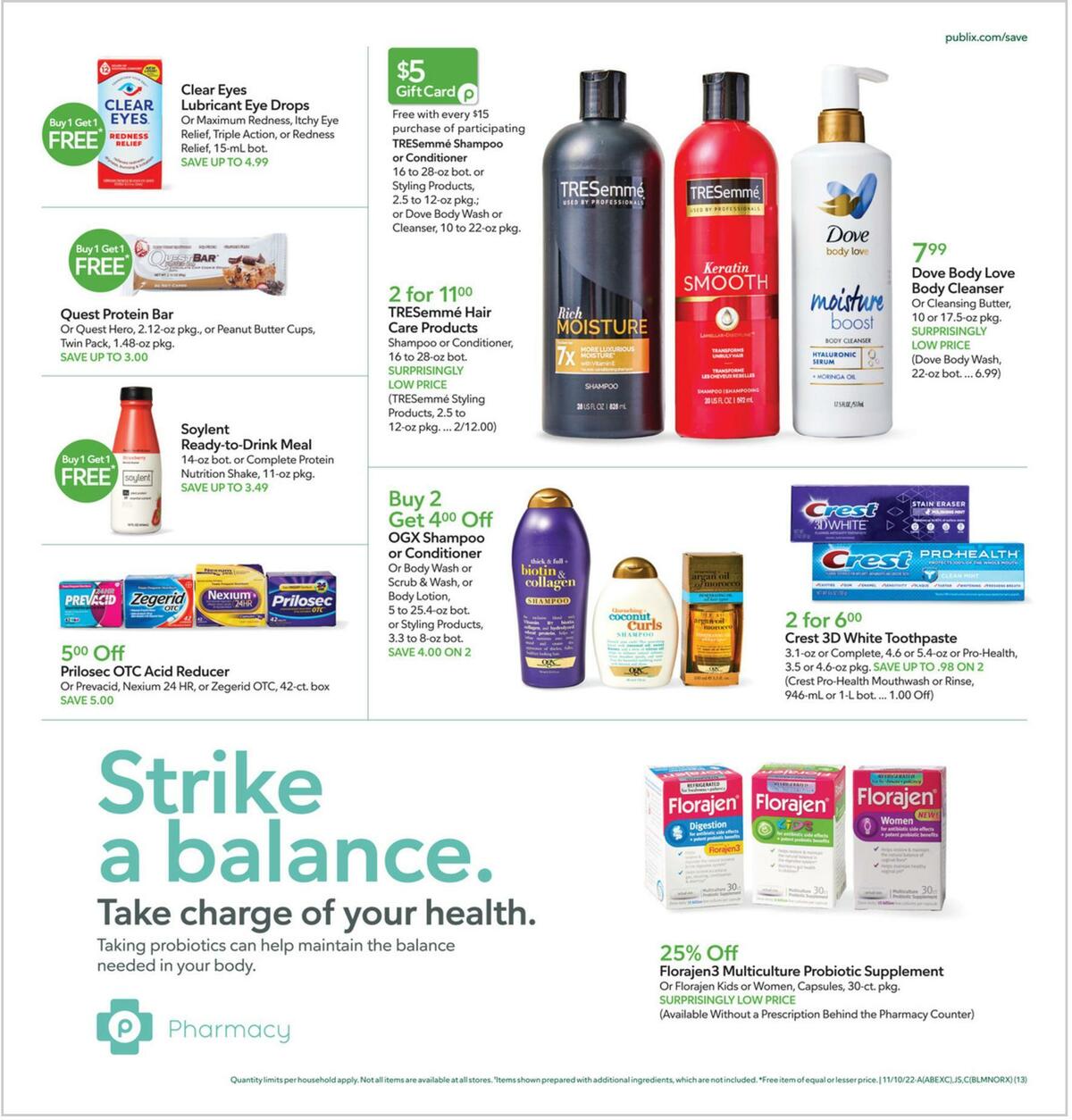 Publix Weekly Ad from November 9