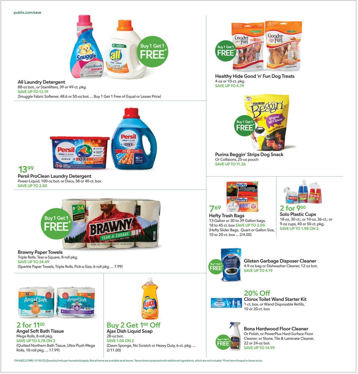 Publix Weekly Ad from November 9