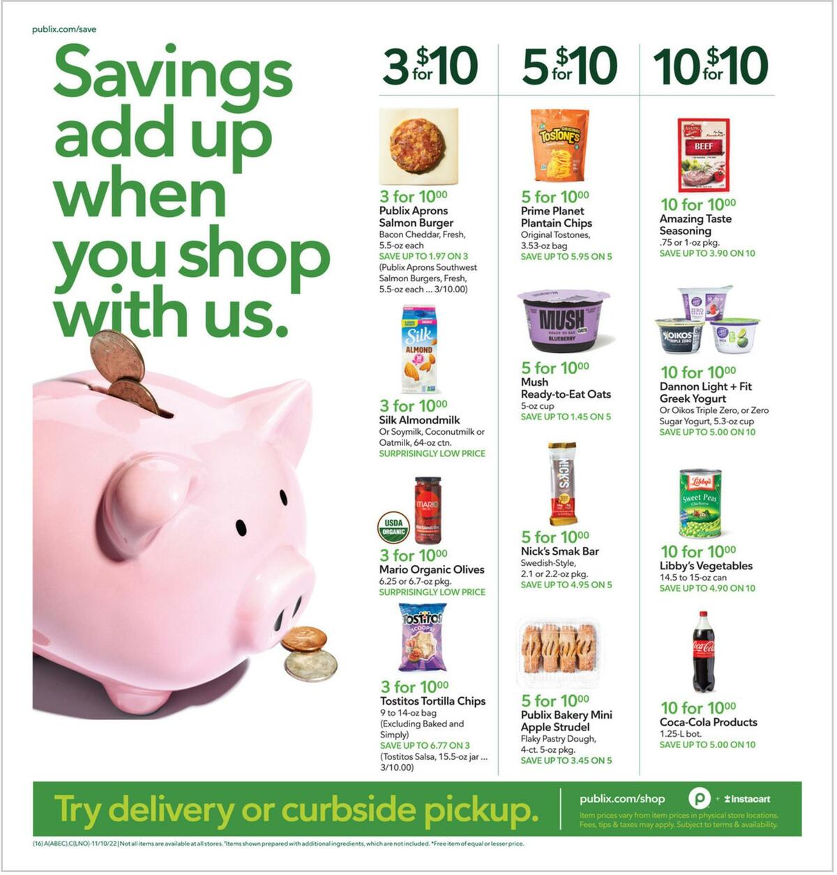 Publix Weekly Ad from November 9