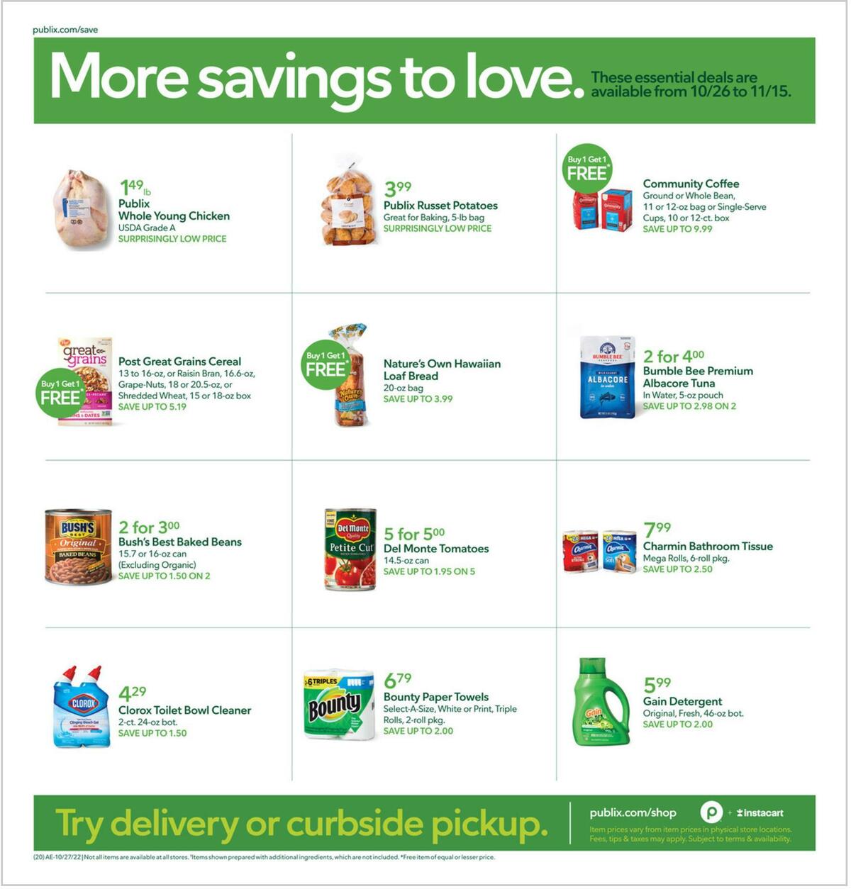 Publix Weekly Ad from November 9
