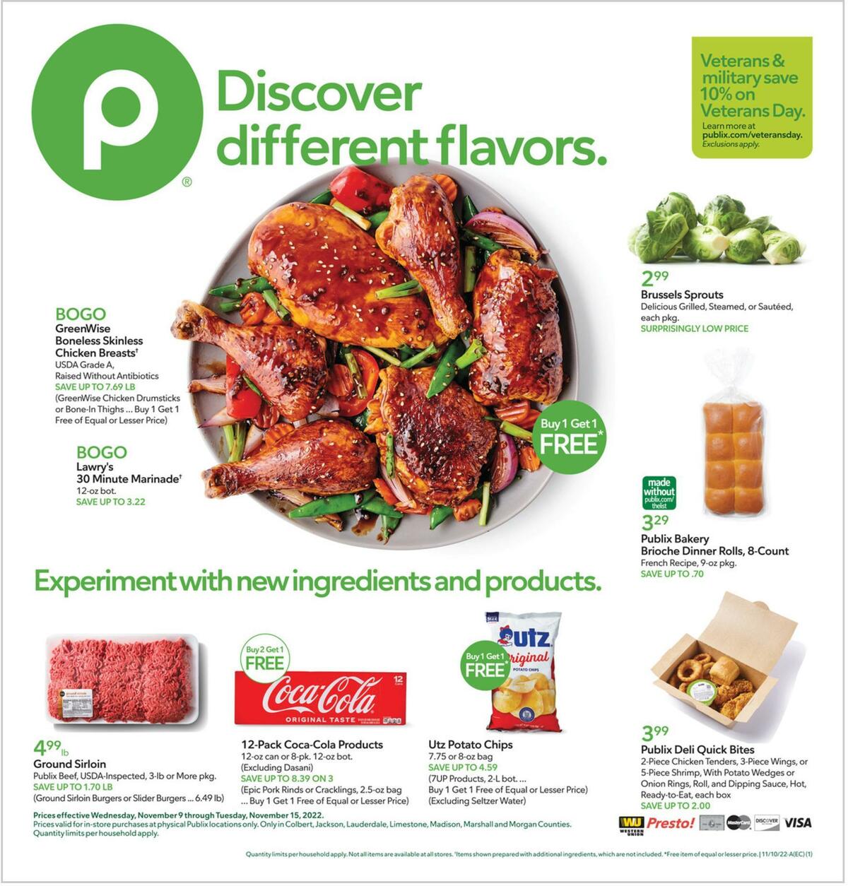 Publix Weekly Ad from November 9