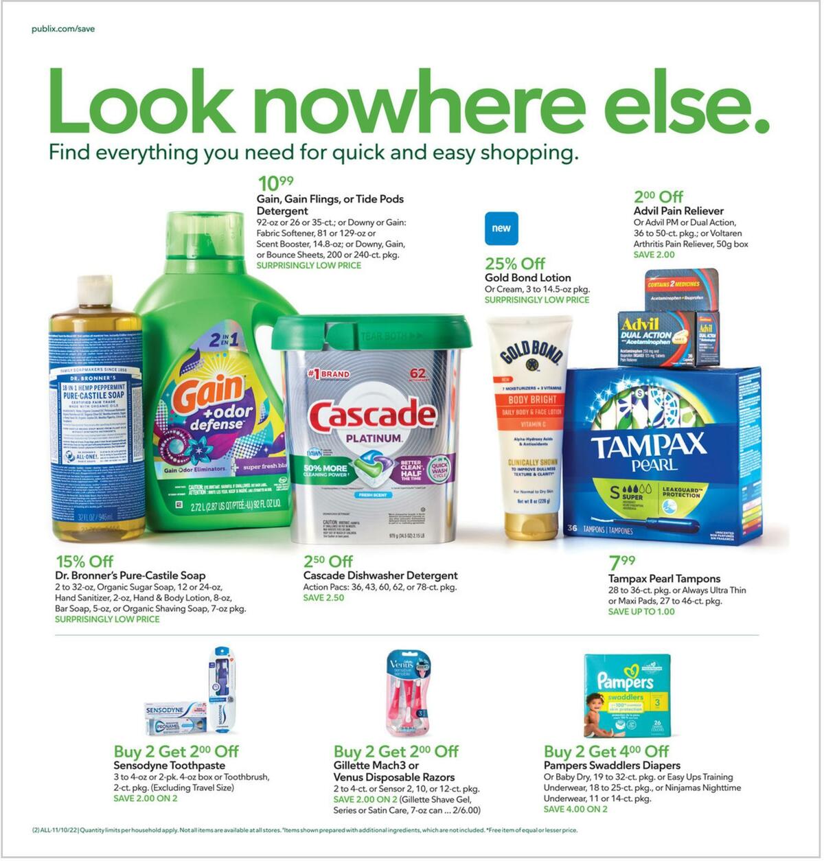 Publix Weekly Ad from November 9