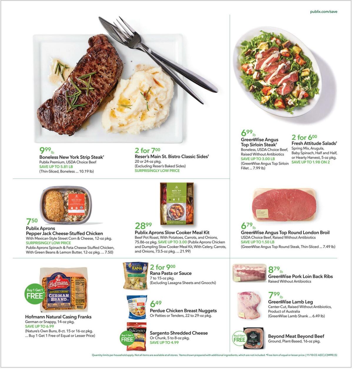 Publix Weekly Ad from November 9