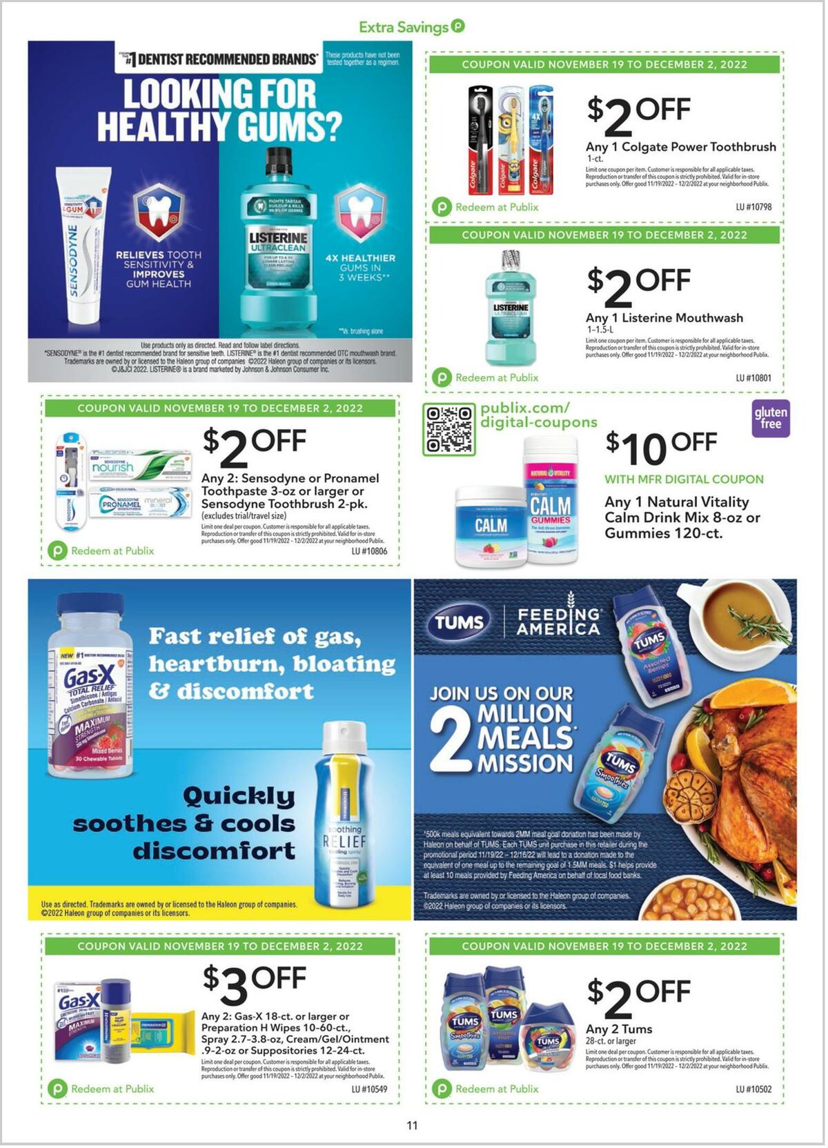 Publix Extra Savings Weekly Ad from November 19