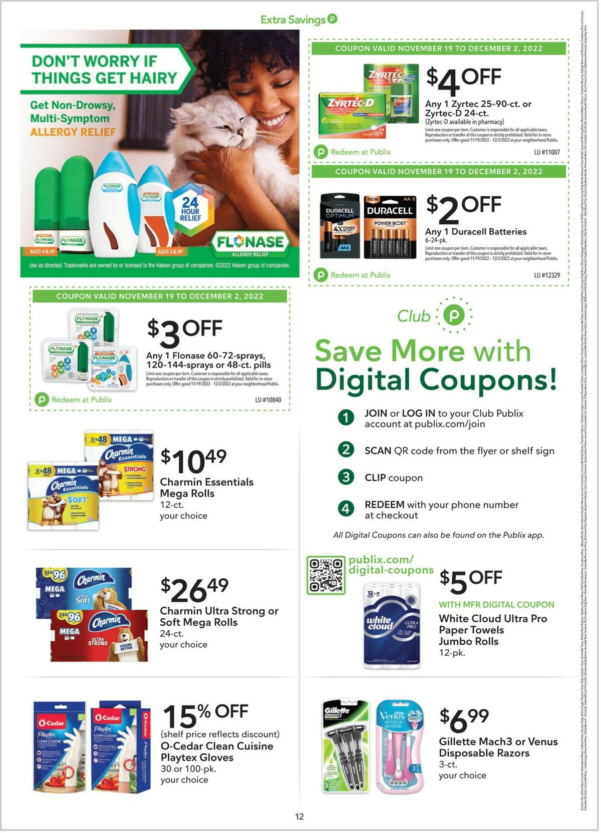 Publix Extra Savings Weekly Ad from November 19