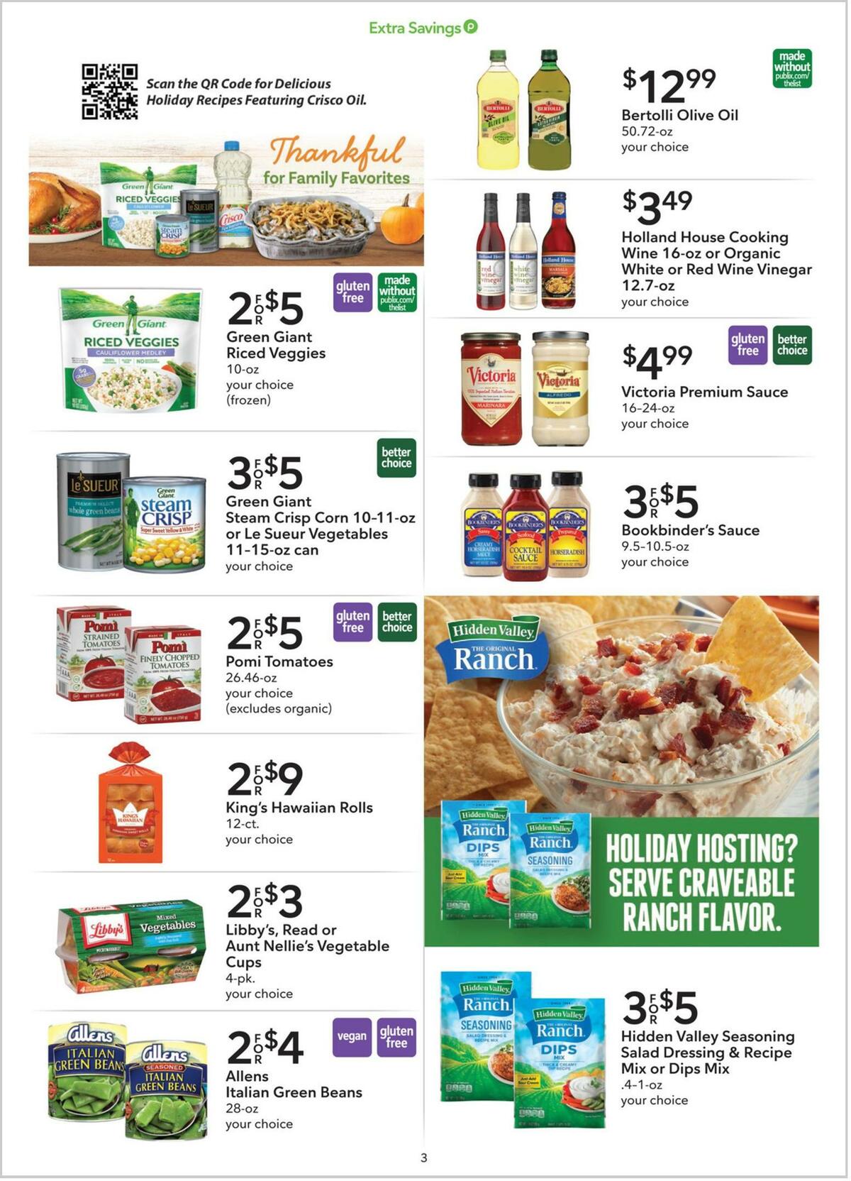 Publix Extra Savings Weekly Ad from November 19