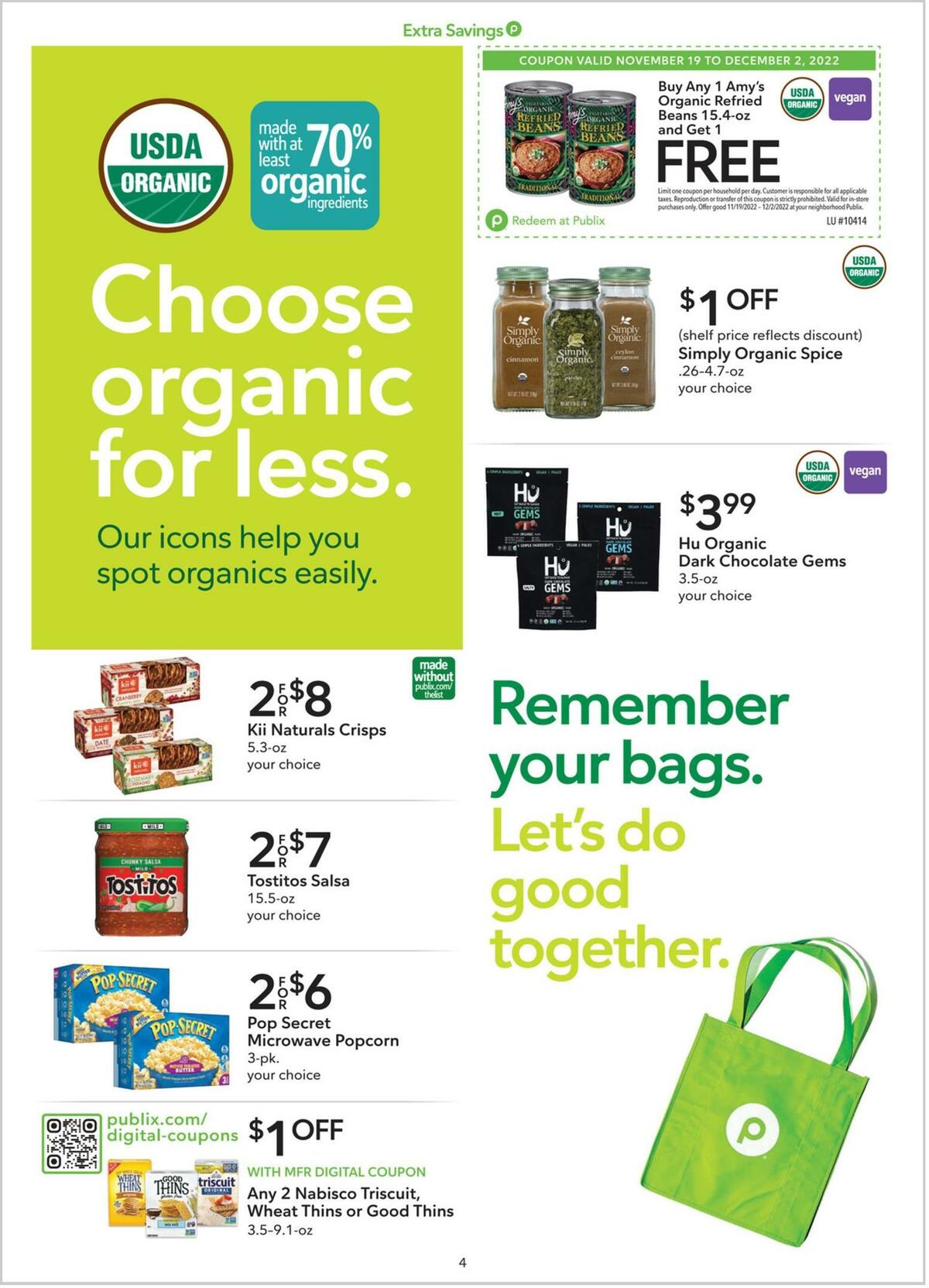 Publix Extra Savings Weekly Ad from November 19