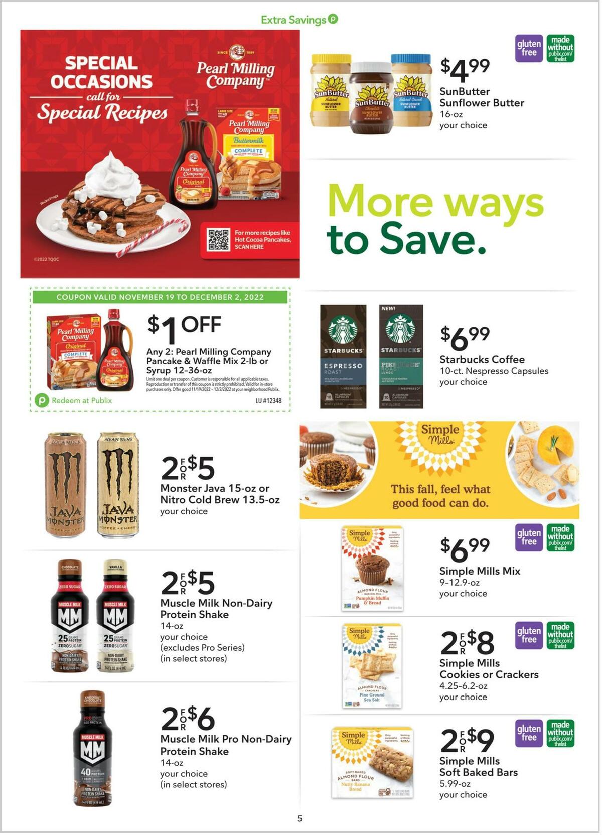 Publix Extra Savings Weekly Ad from November 19