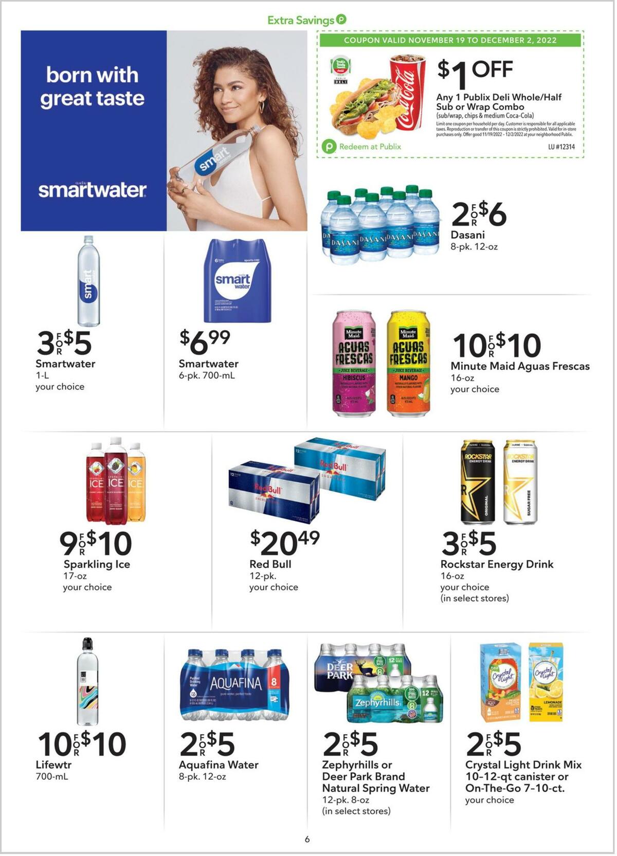 Publix Extra Savings Weekly Ad from November 19