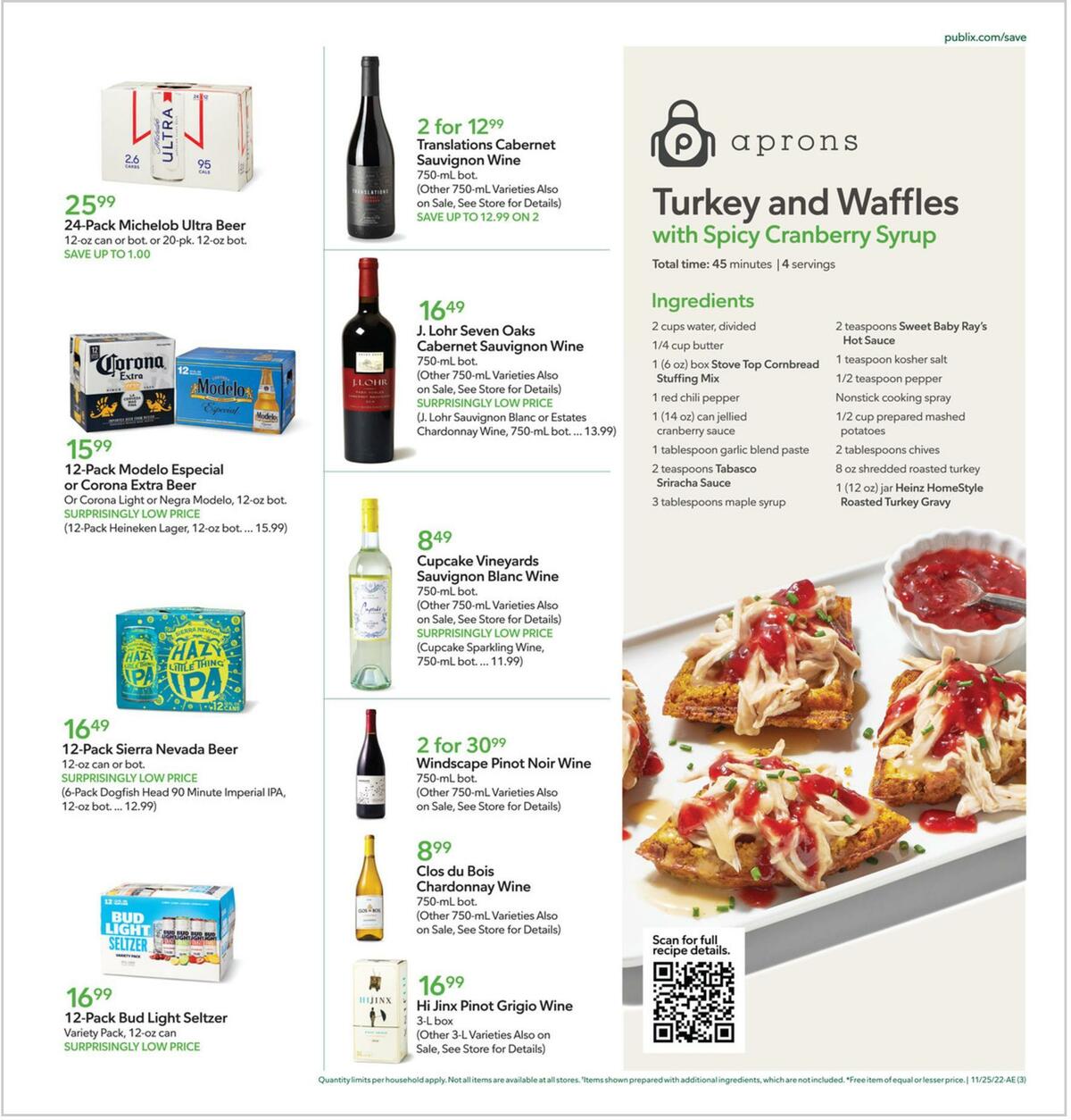 Publix Weekly Ad from November 25