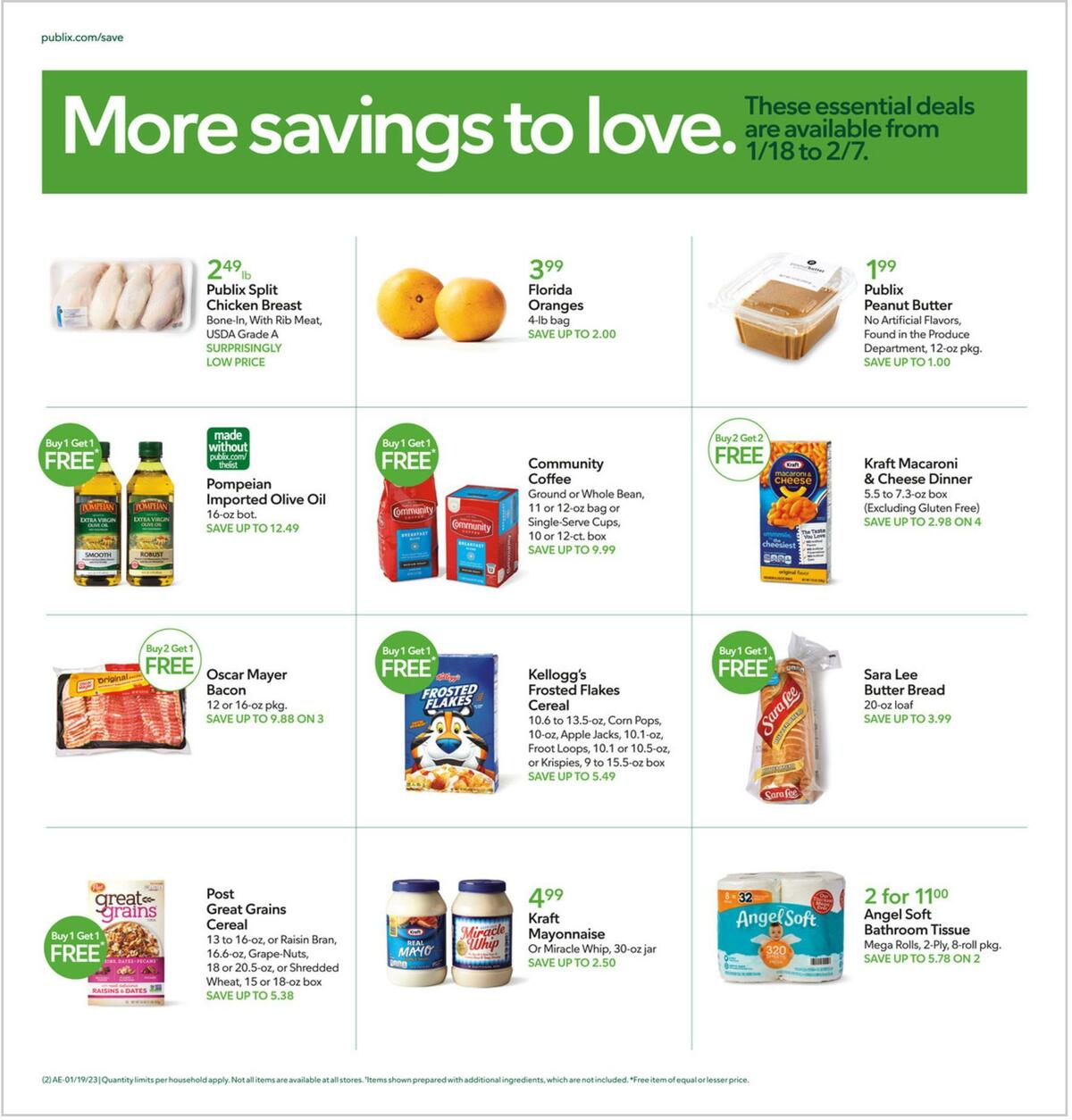 Publix Weekly Ad from January 25