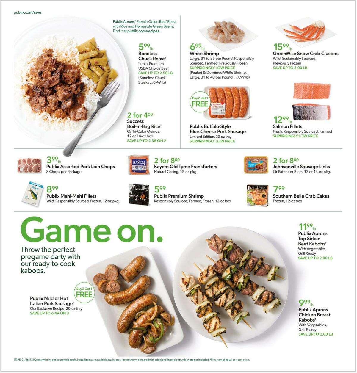 Publix Weekly Ad from January 25