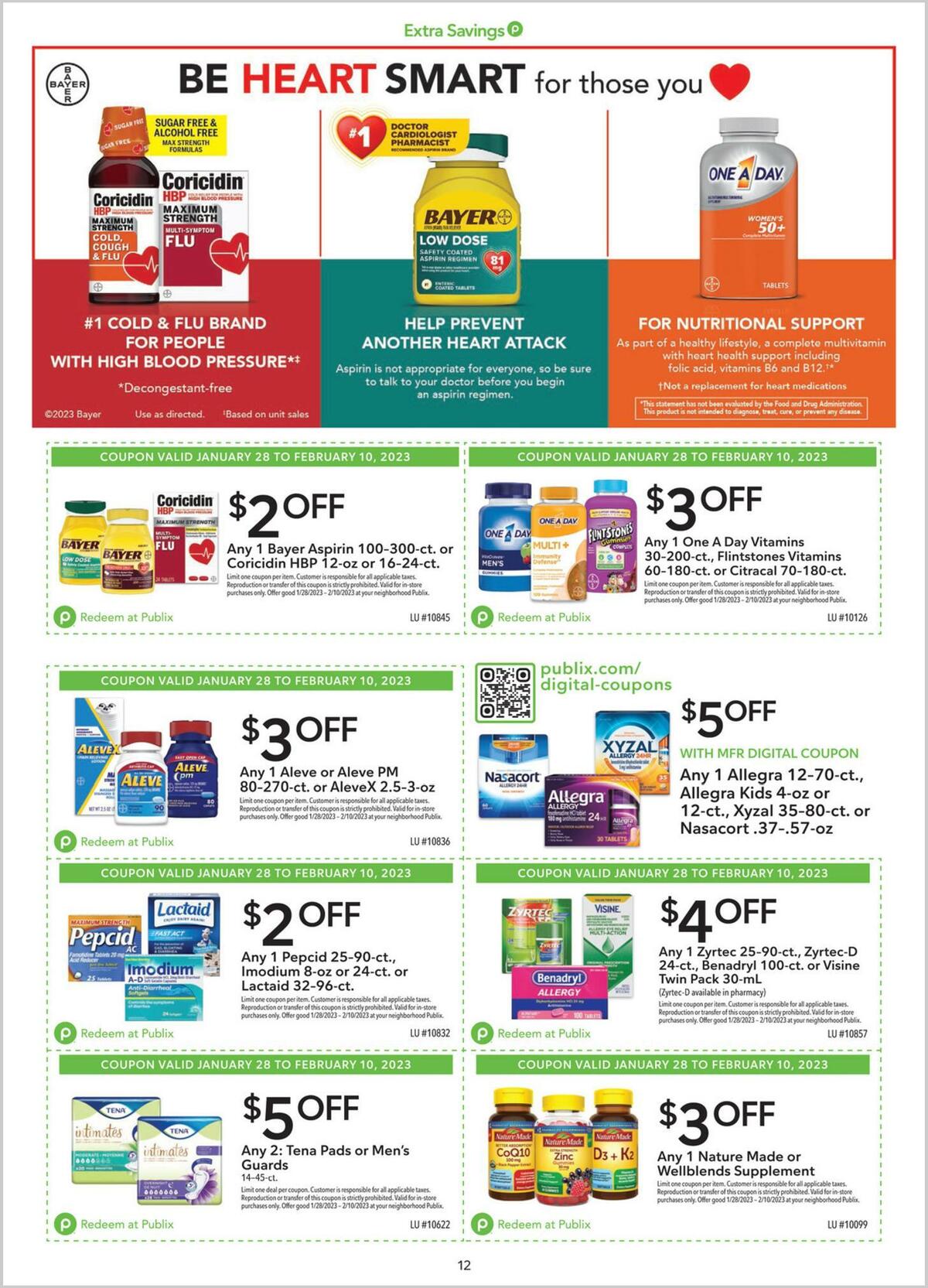 Publix Extra Savings Weekly Ad from January 28