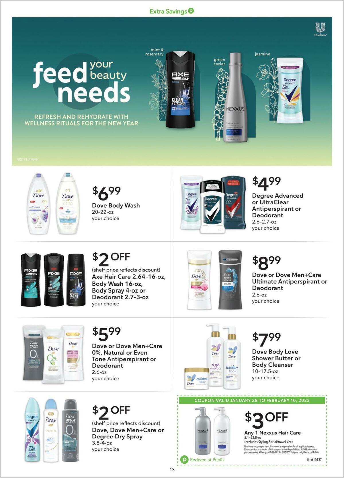 Publix Extra Savings Weekly Ad from January 28