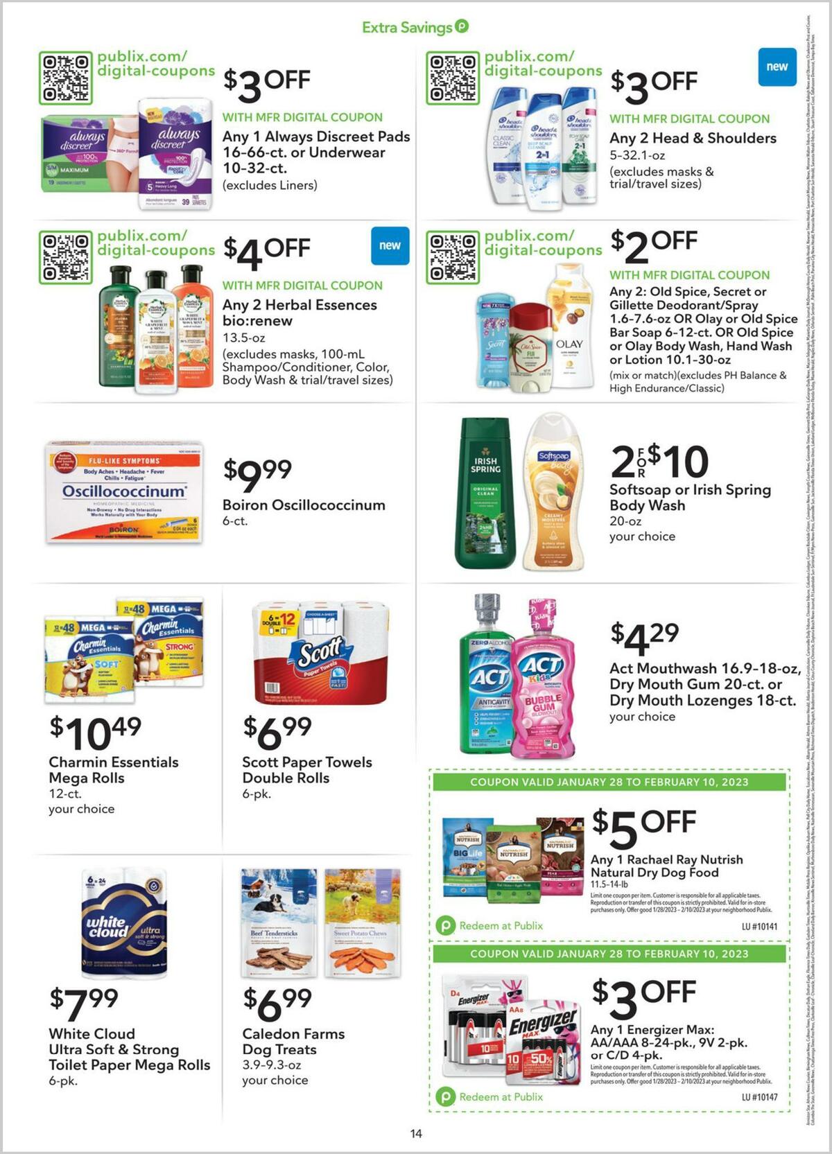 Publix Extra Savings Weekly Ad from January 28