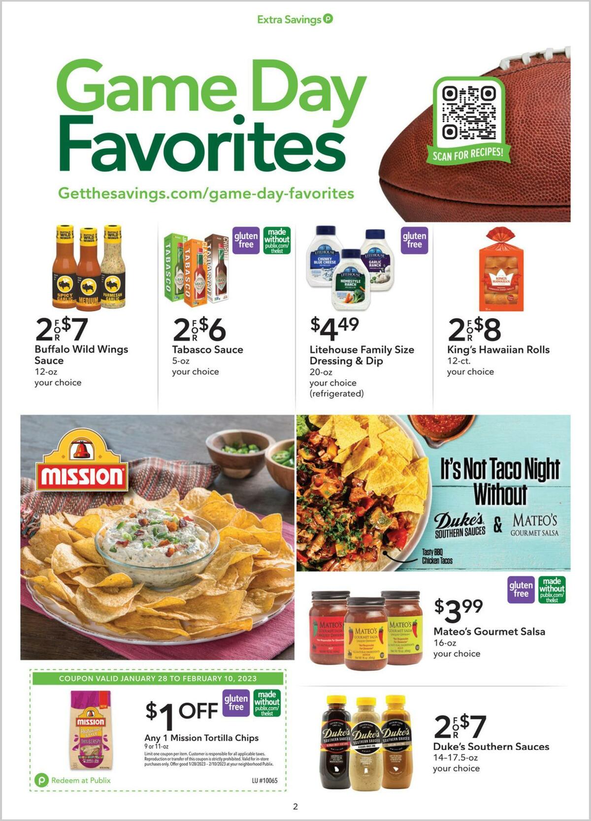 Publix Extra Savings Weekly Ad from January 28