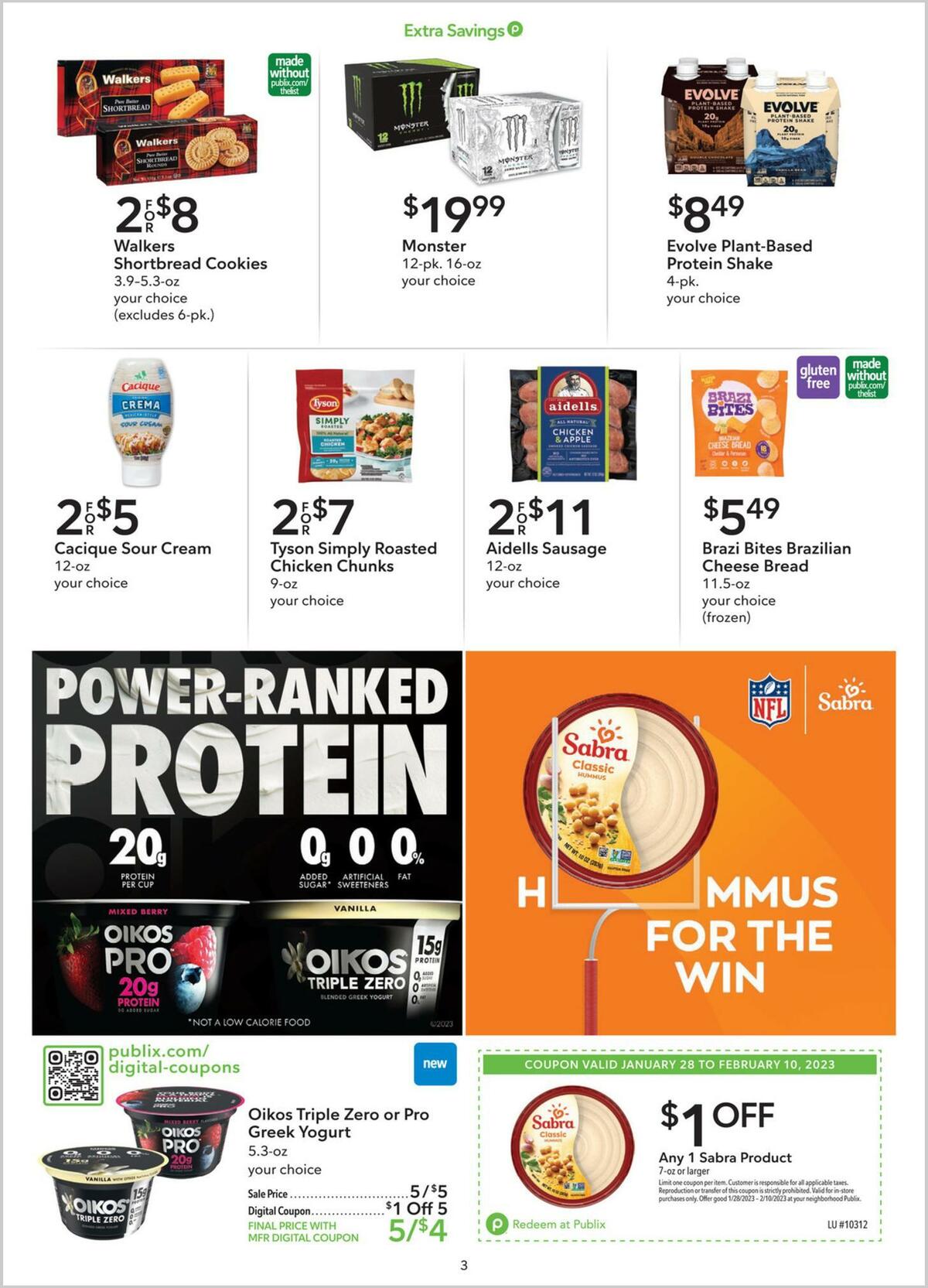 Publix Extra Savings Weekly Ad from January 28