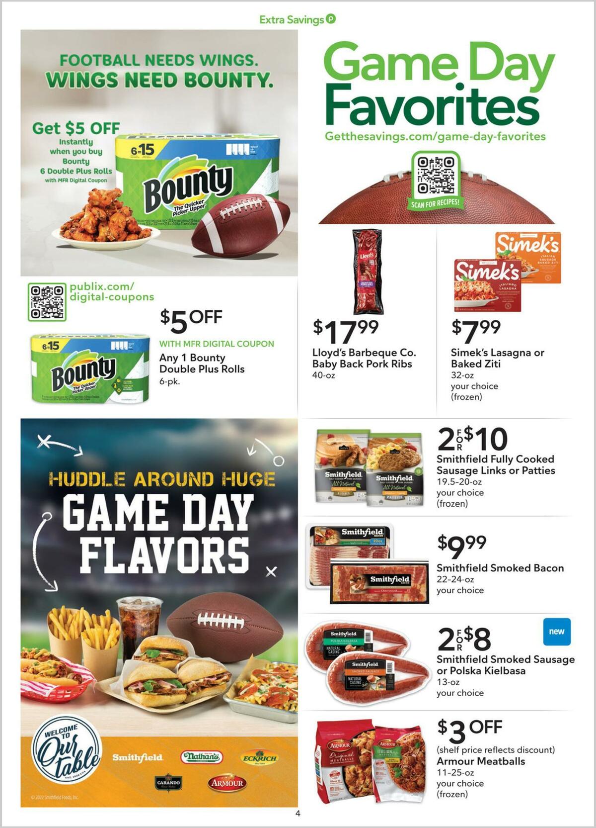 Publix Extra Savings Weekly Ad from January 28