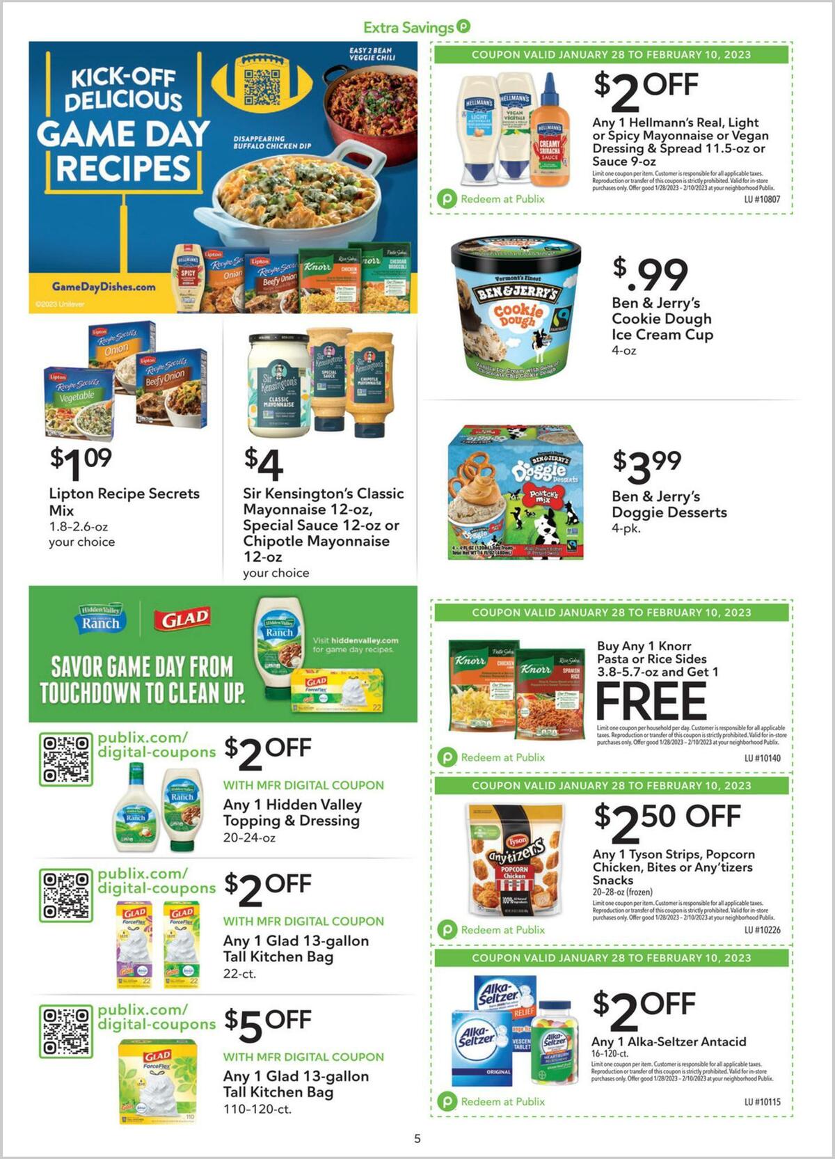 Publix Extra Savings Weekly Ad from January 28
