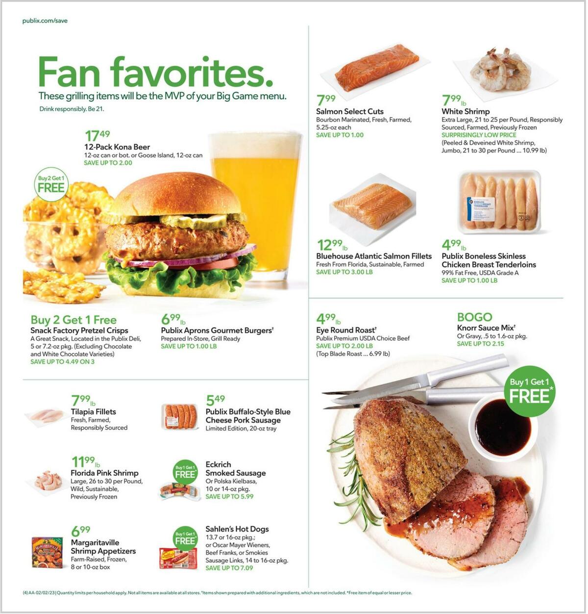Publix Weekly Ad from February 1