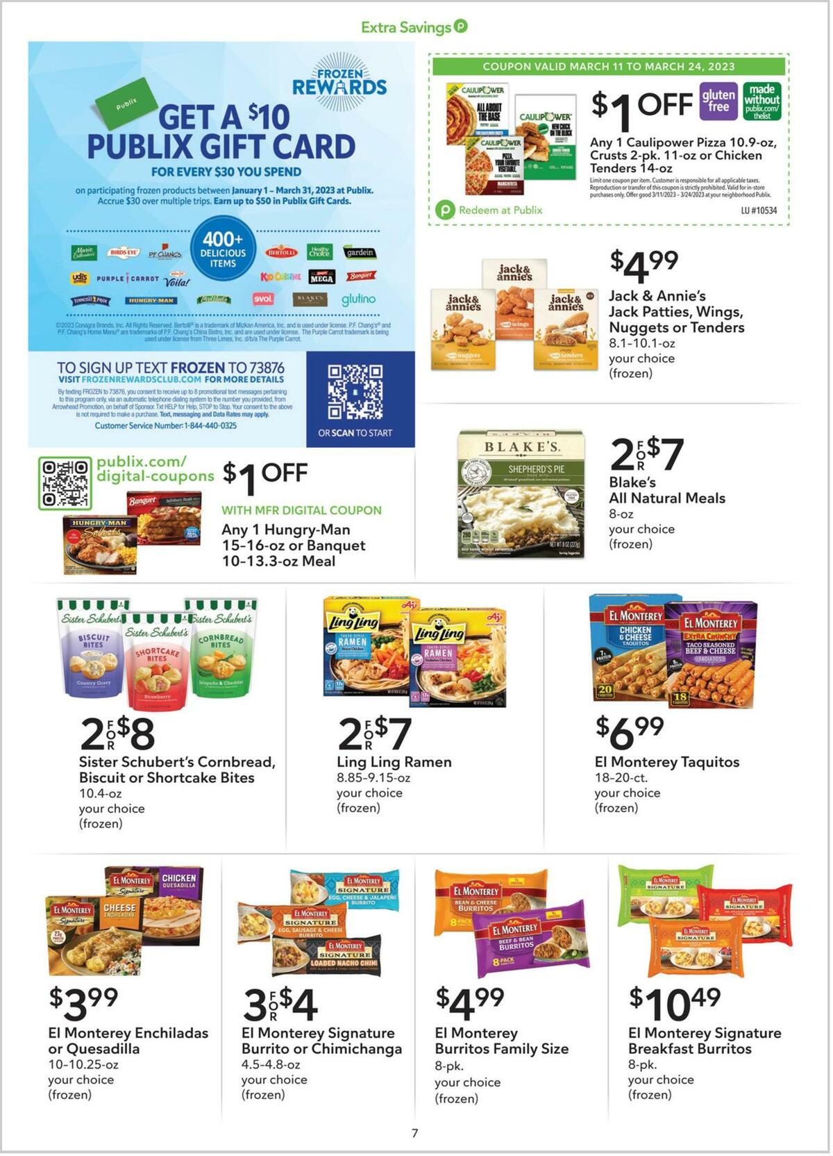 Publix Extra Savings Weekly Ad from March 11