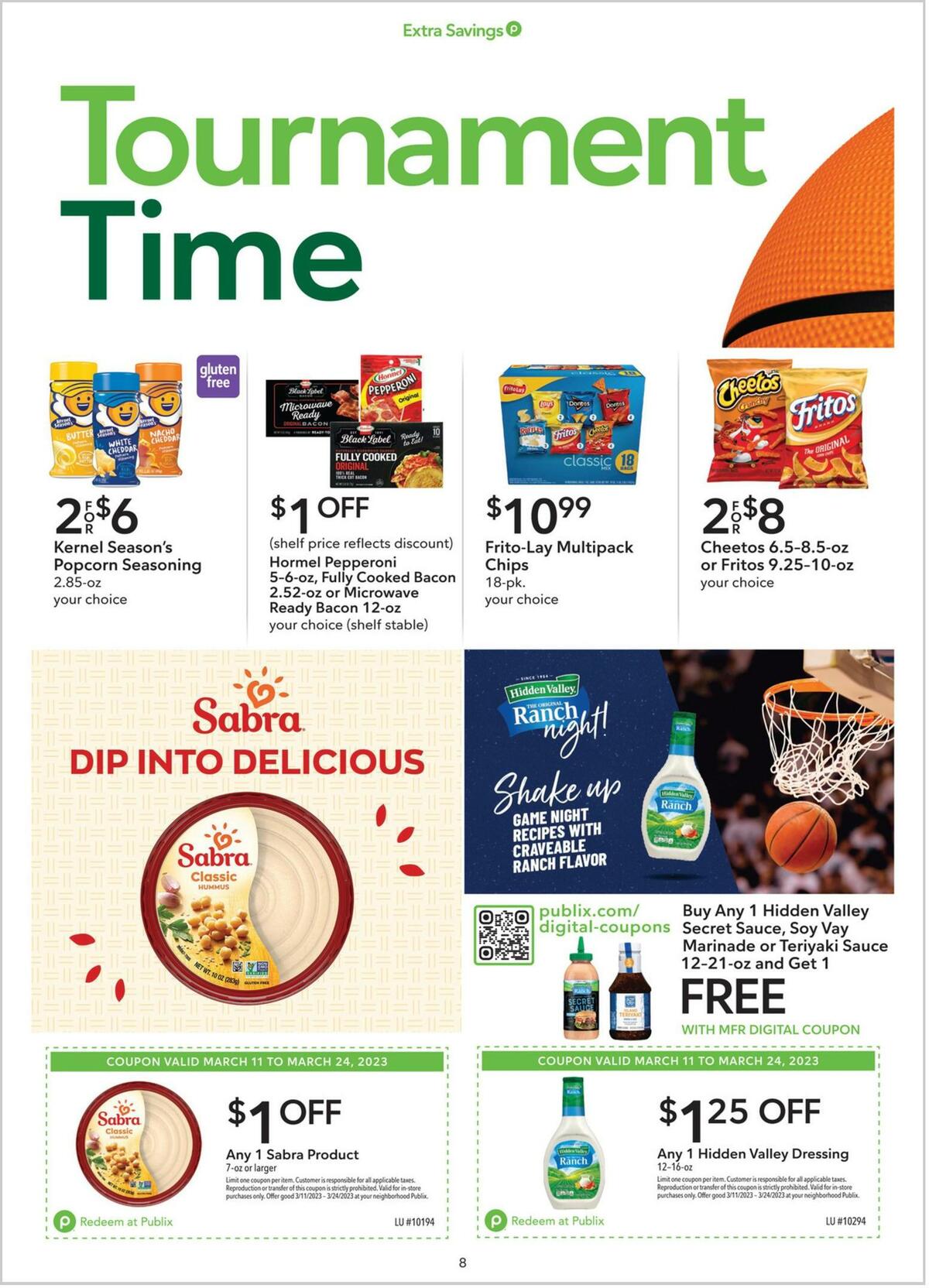 Publix Extra Savings Weekly Ad from March 11
