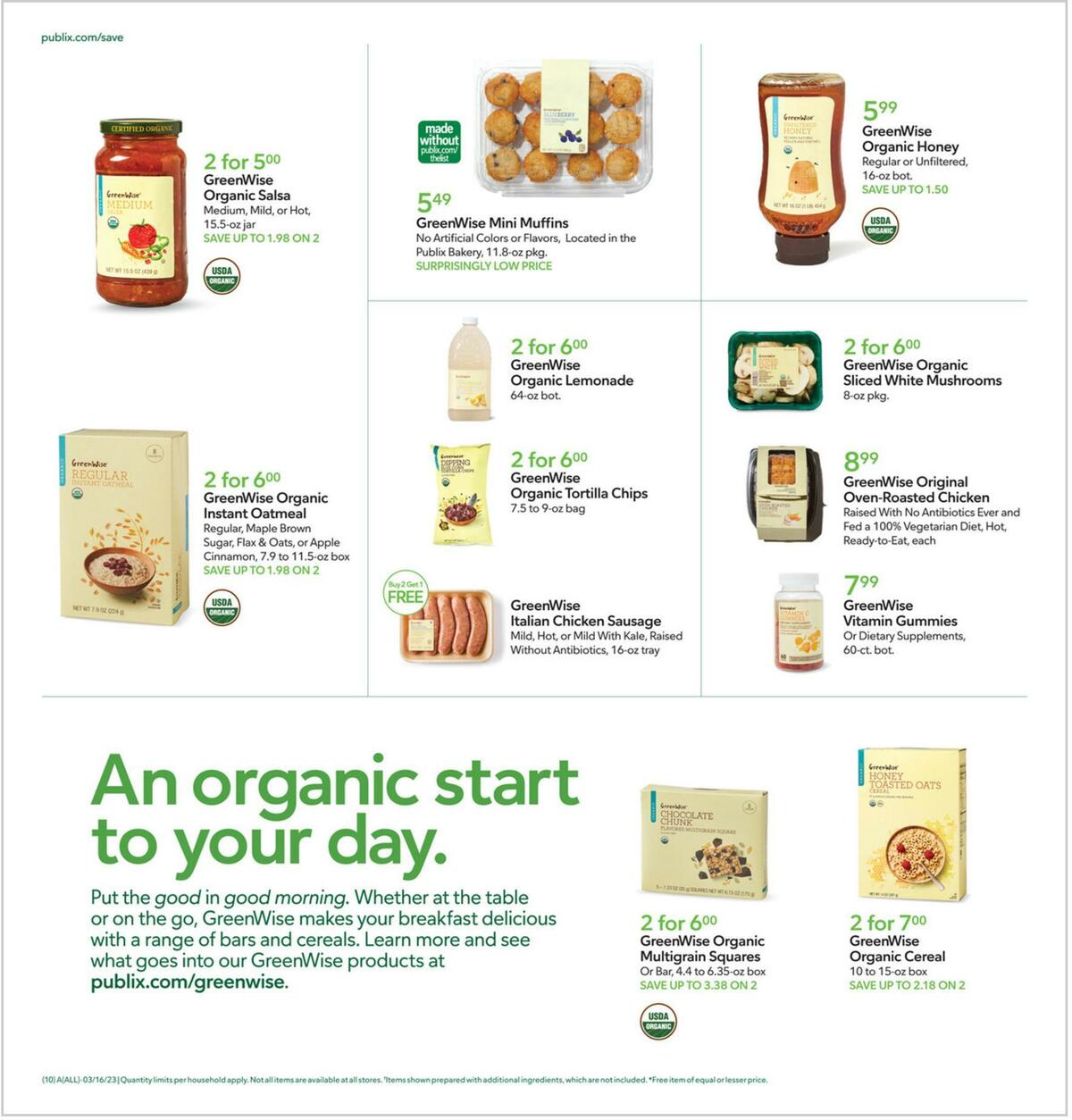 Publix Weekly Ad from March 15