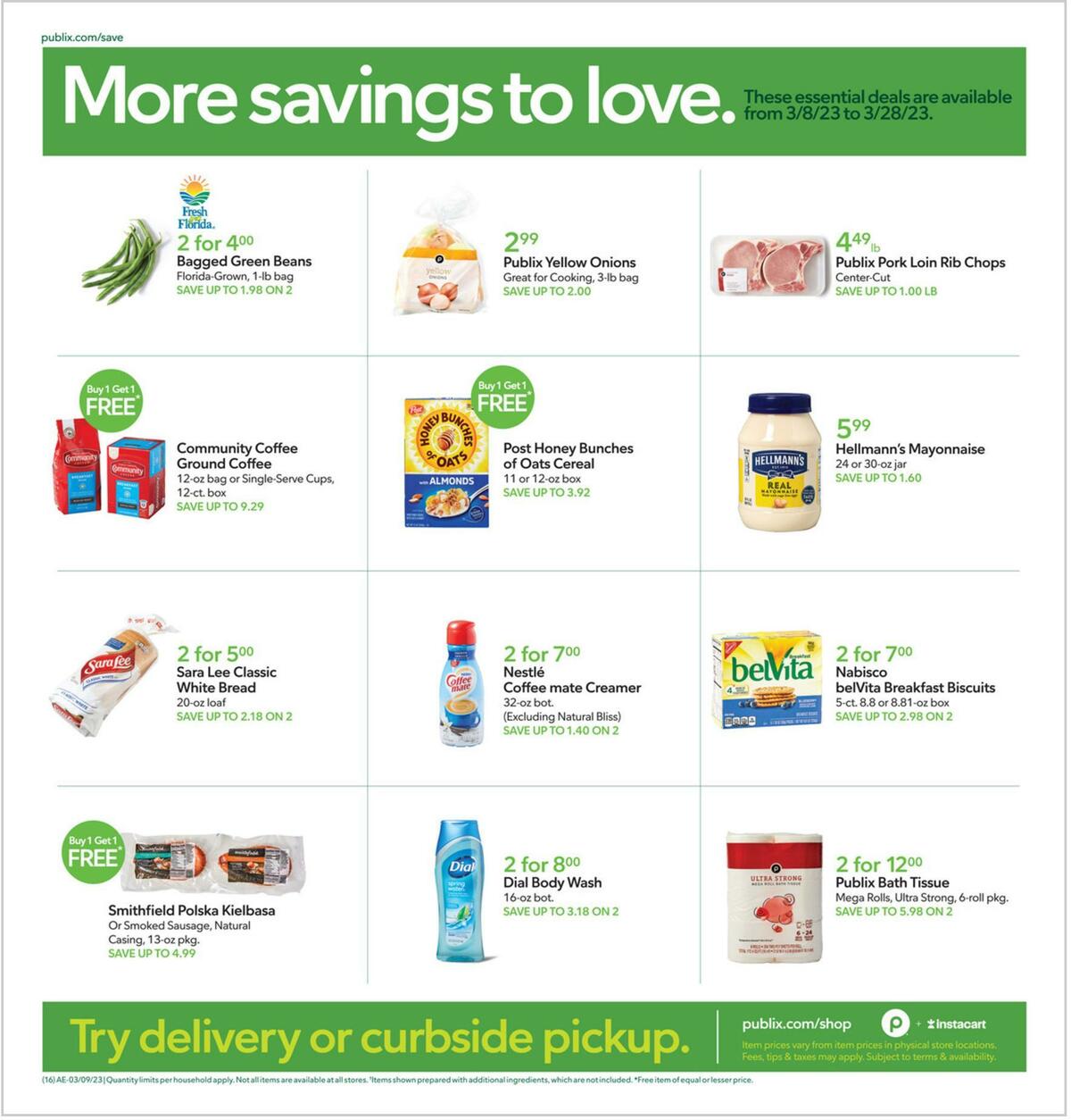 Publix Weekly Ad from March 15