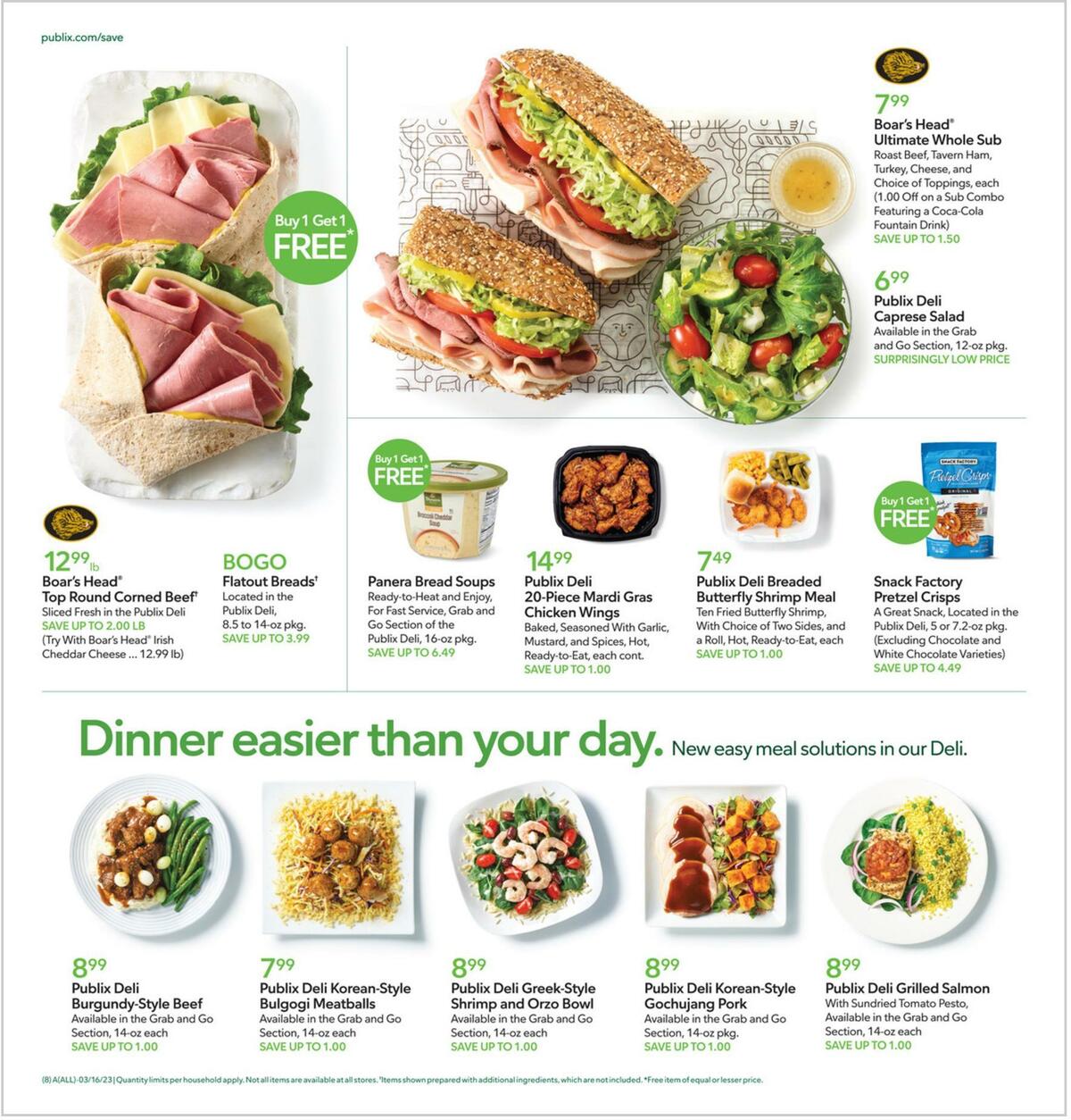Publix Weekly Ad from March 15