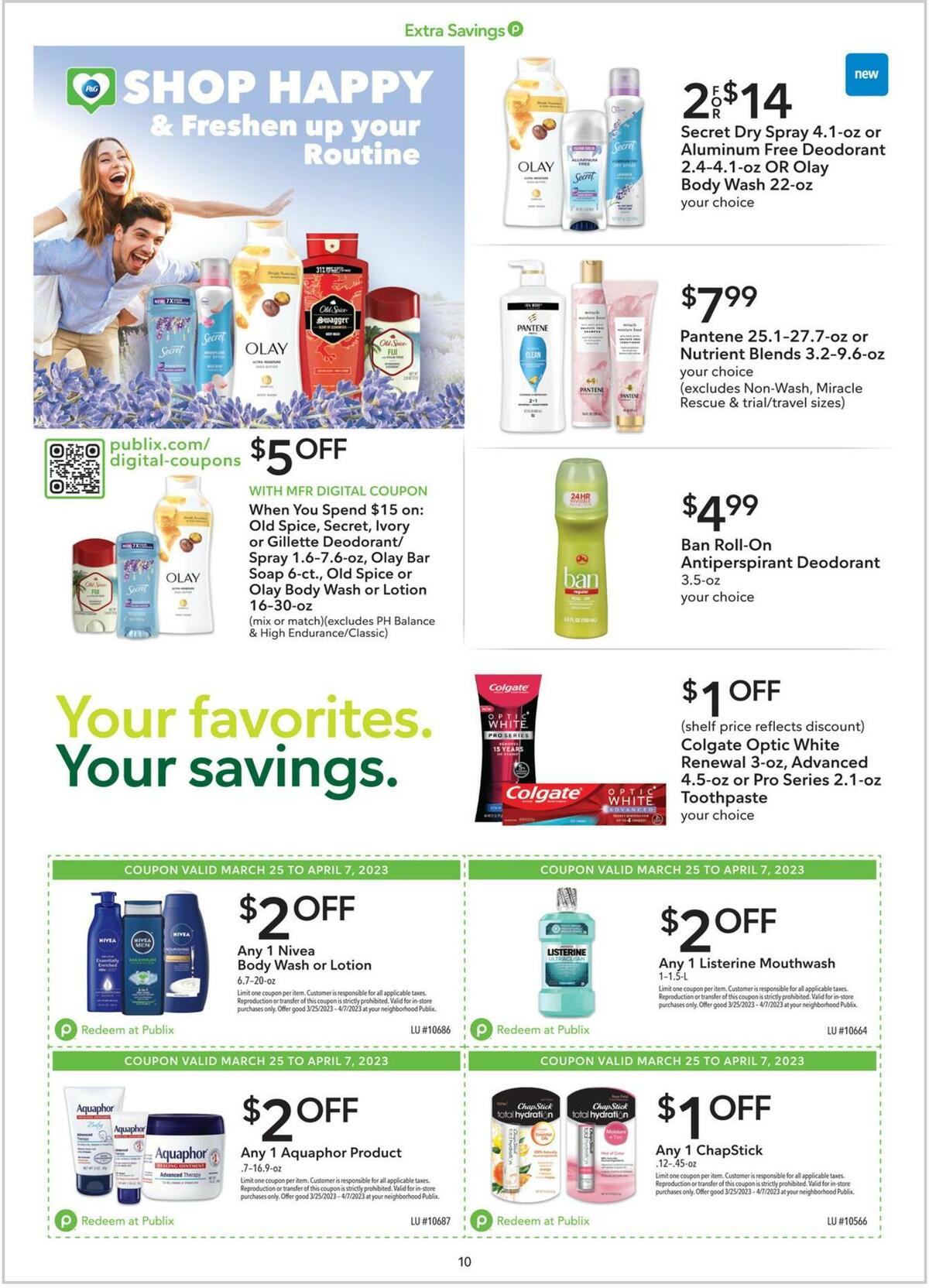 Publix Extra Savings Weekly Ad from March 25