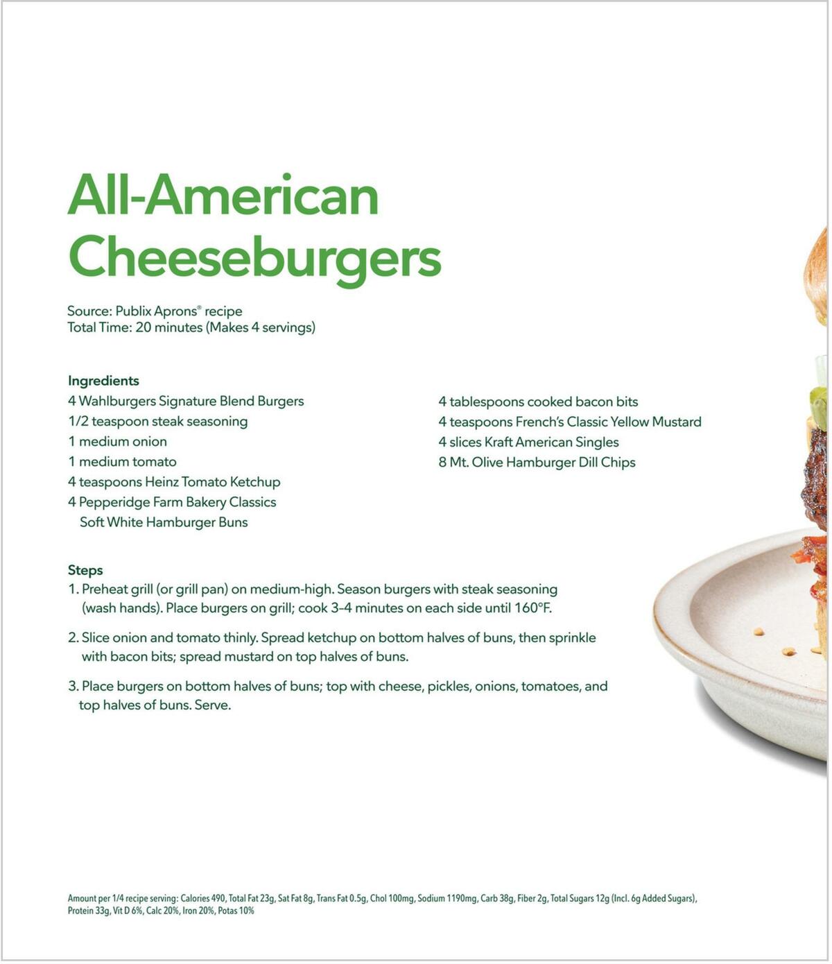 Publix Grilling Recipes Weekly Ad from May 17