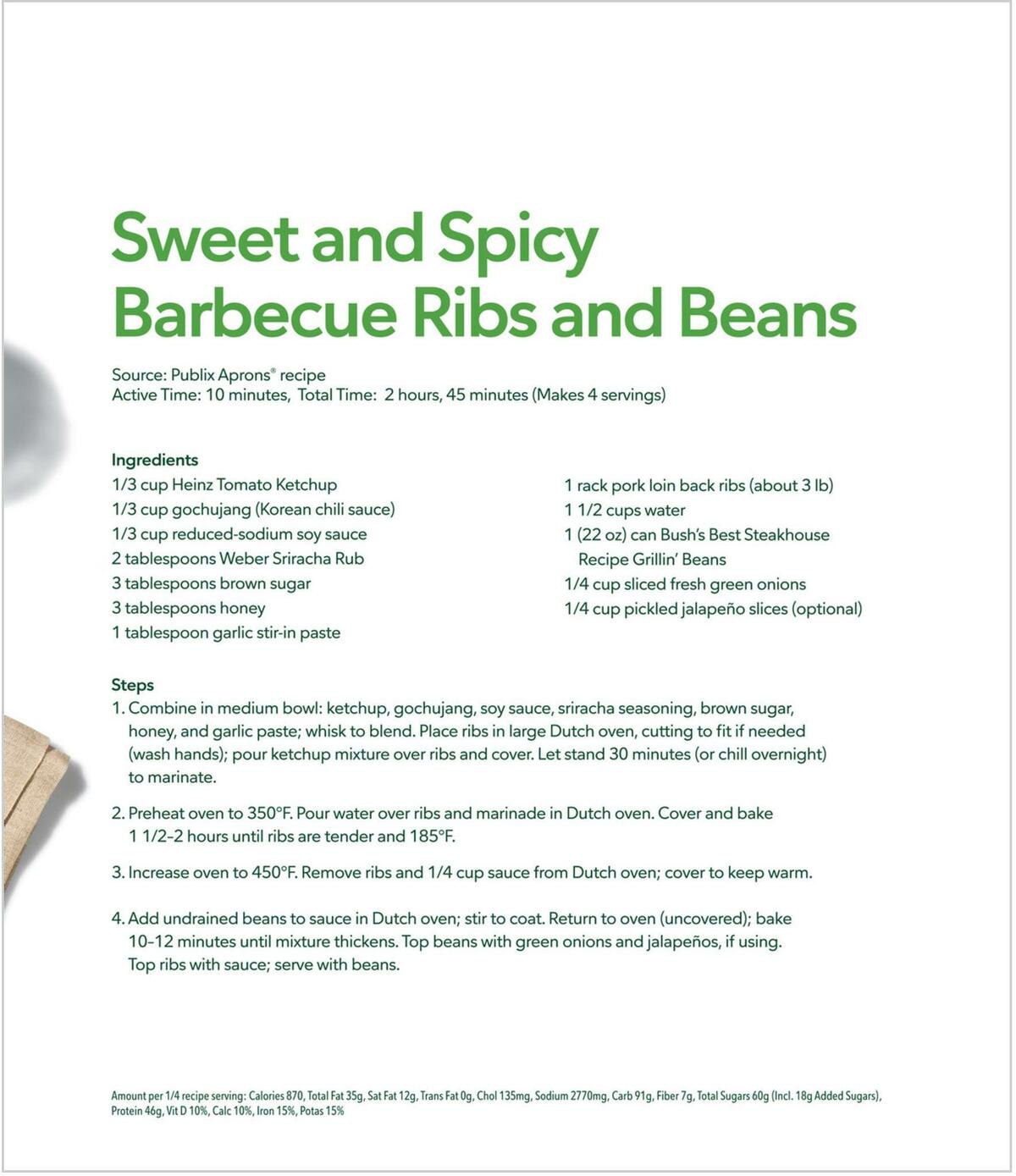 Publix Grilling Recipes Weekly Ad from May 17