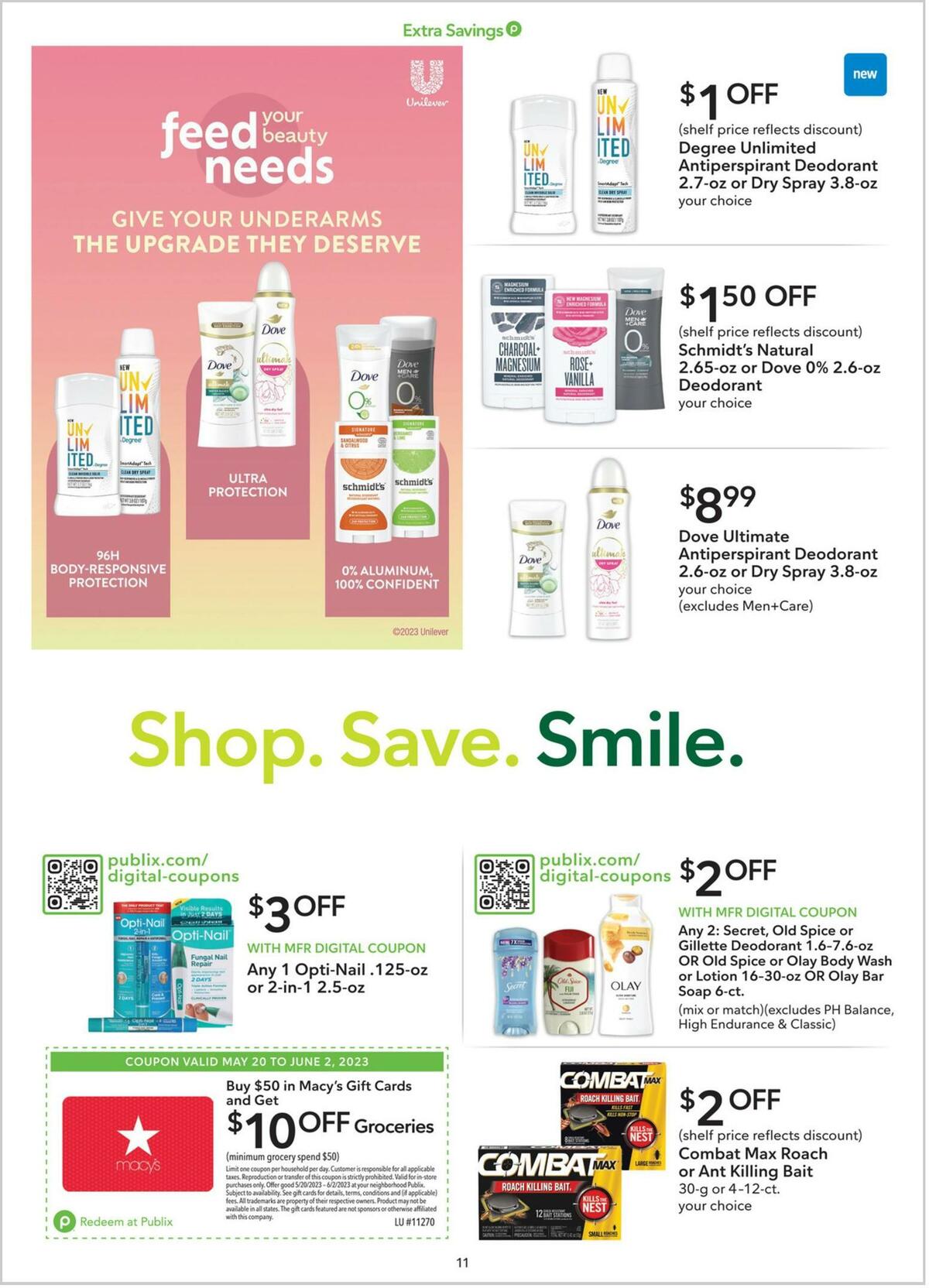 Publix Extra Savings Weekly Ad from May 20