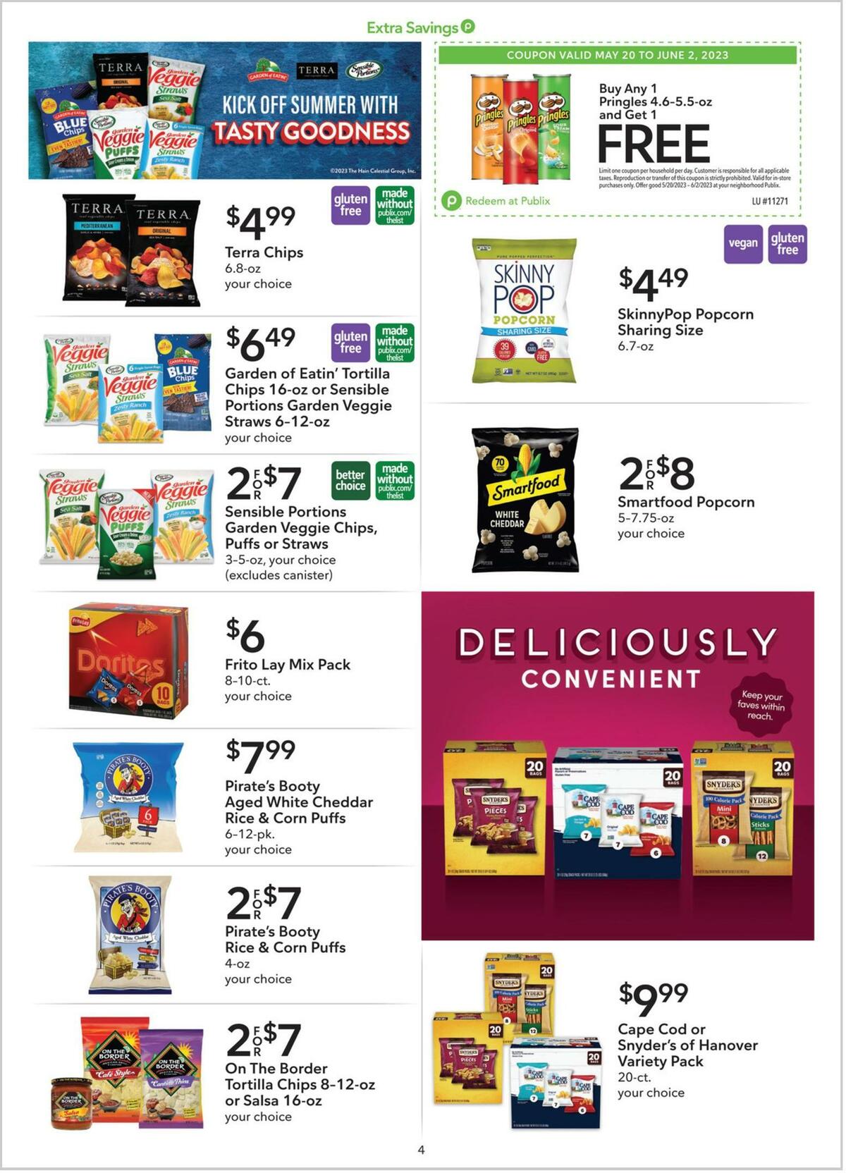 Publix Extra Savings Weekly Ad from May 20