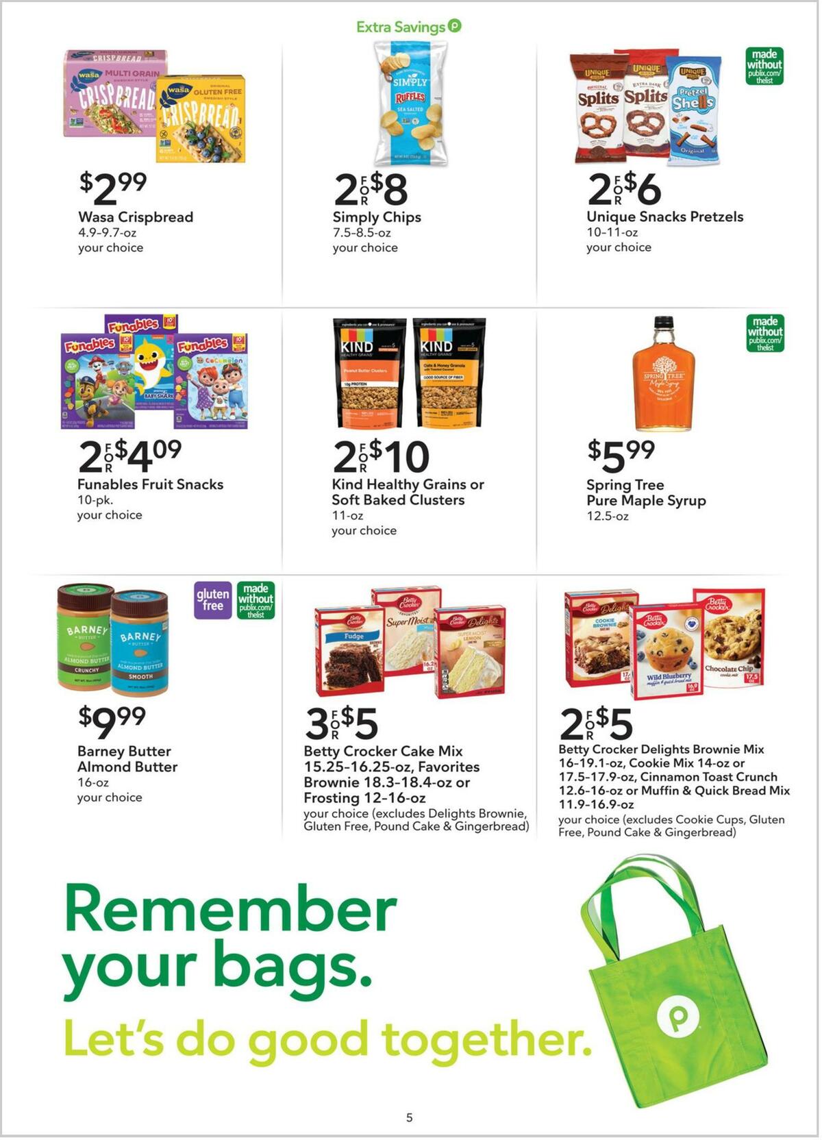 Publix Extra Savings Weekly Ad from May 20