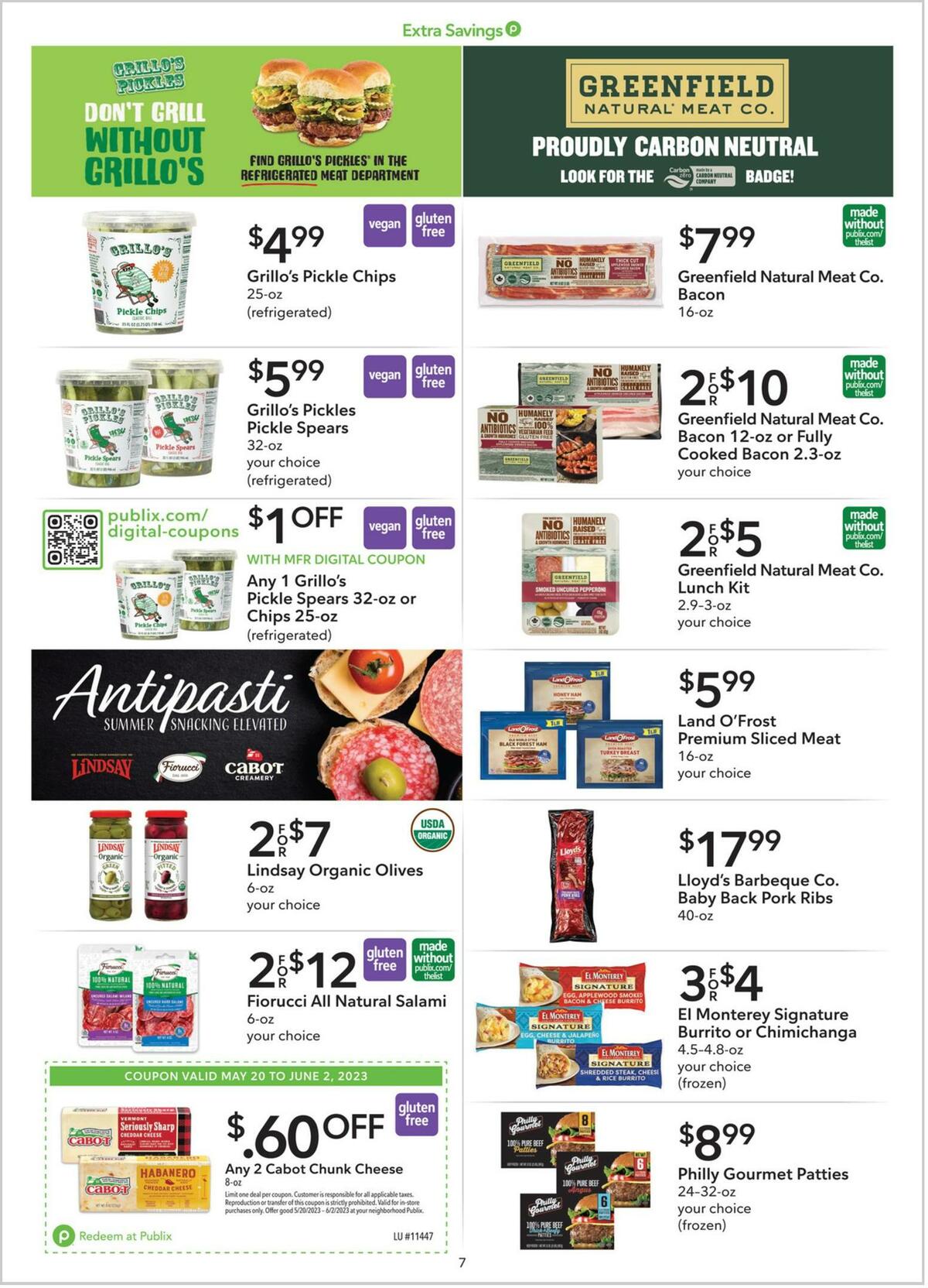Publix Extra Savings Weekly Ad from May 20