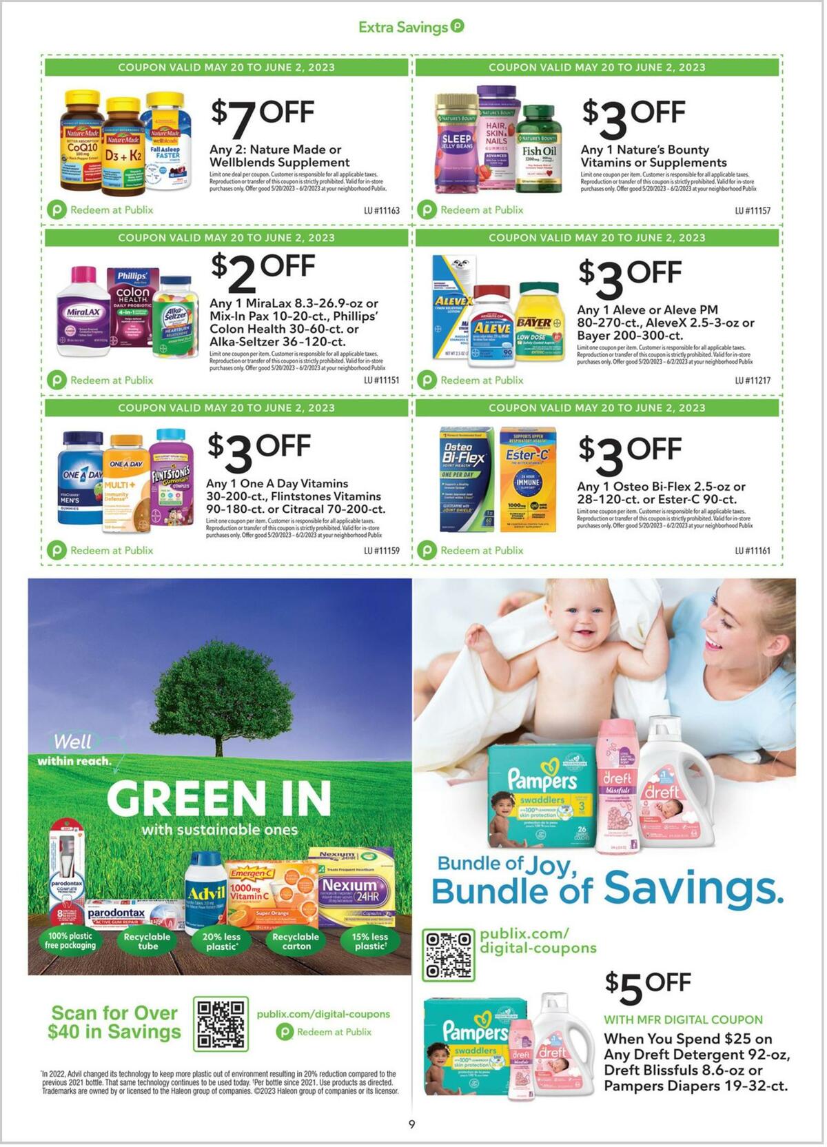 Publix Extra Savings Weekly Ad from May 20