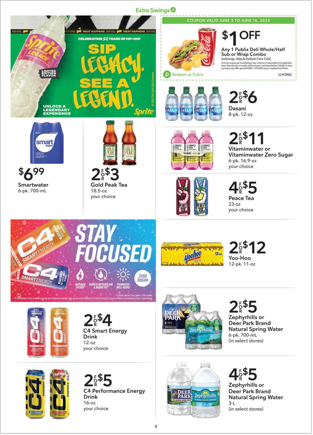 Publix Extra Savings Weekly Ad from June 3