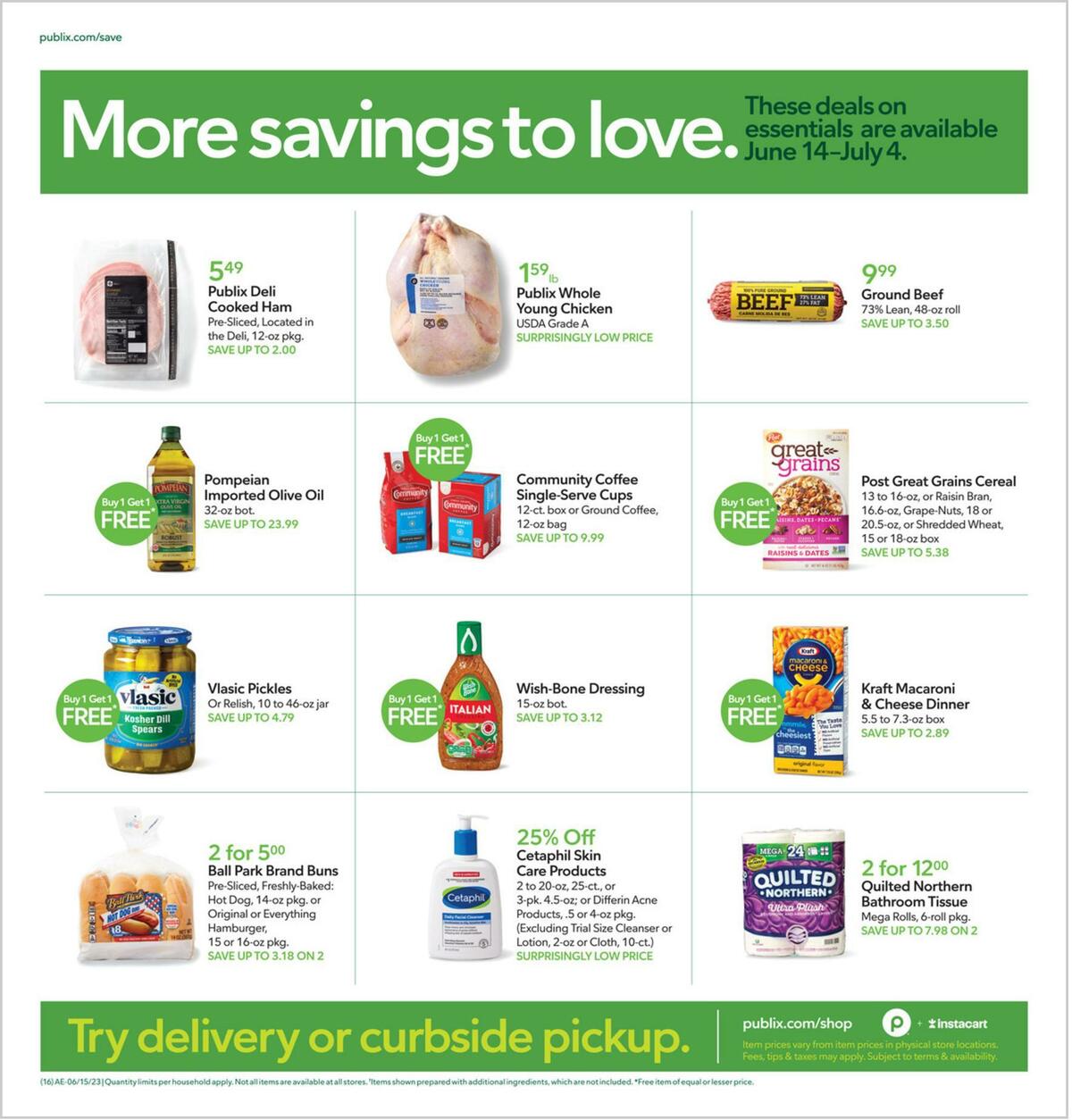 Publix Weekly Ad from June 14