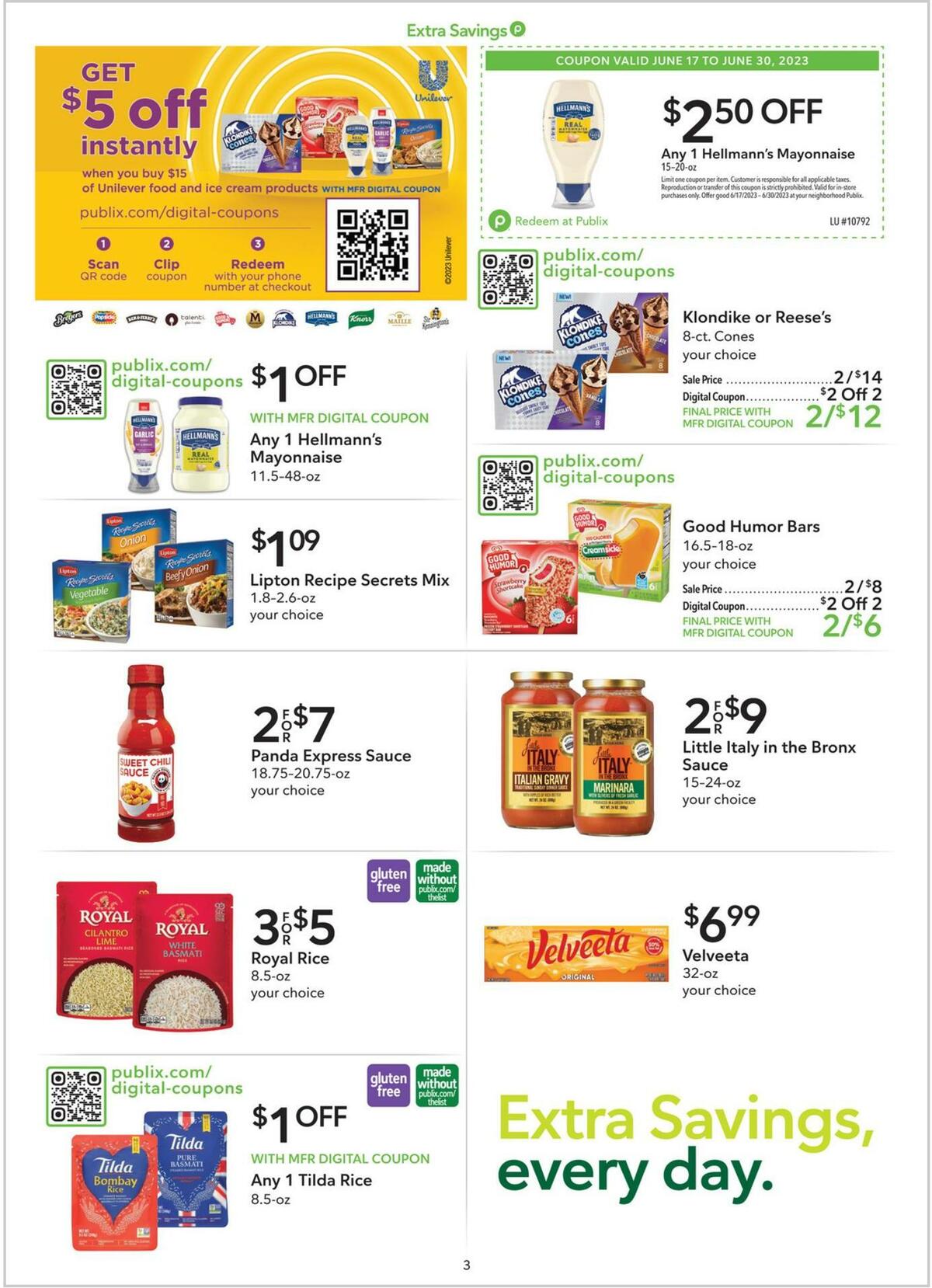 Publix Extra Savings Weekly Ad from June 17