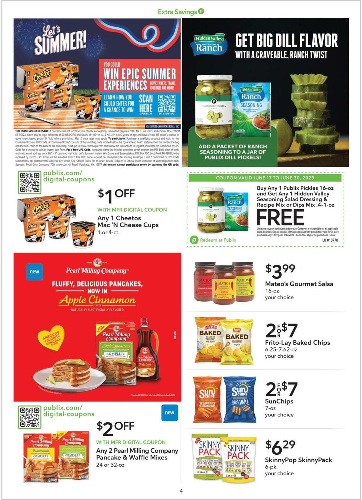 Publix Extra Savings Weekly Ad from June 17