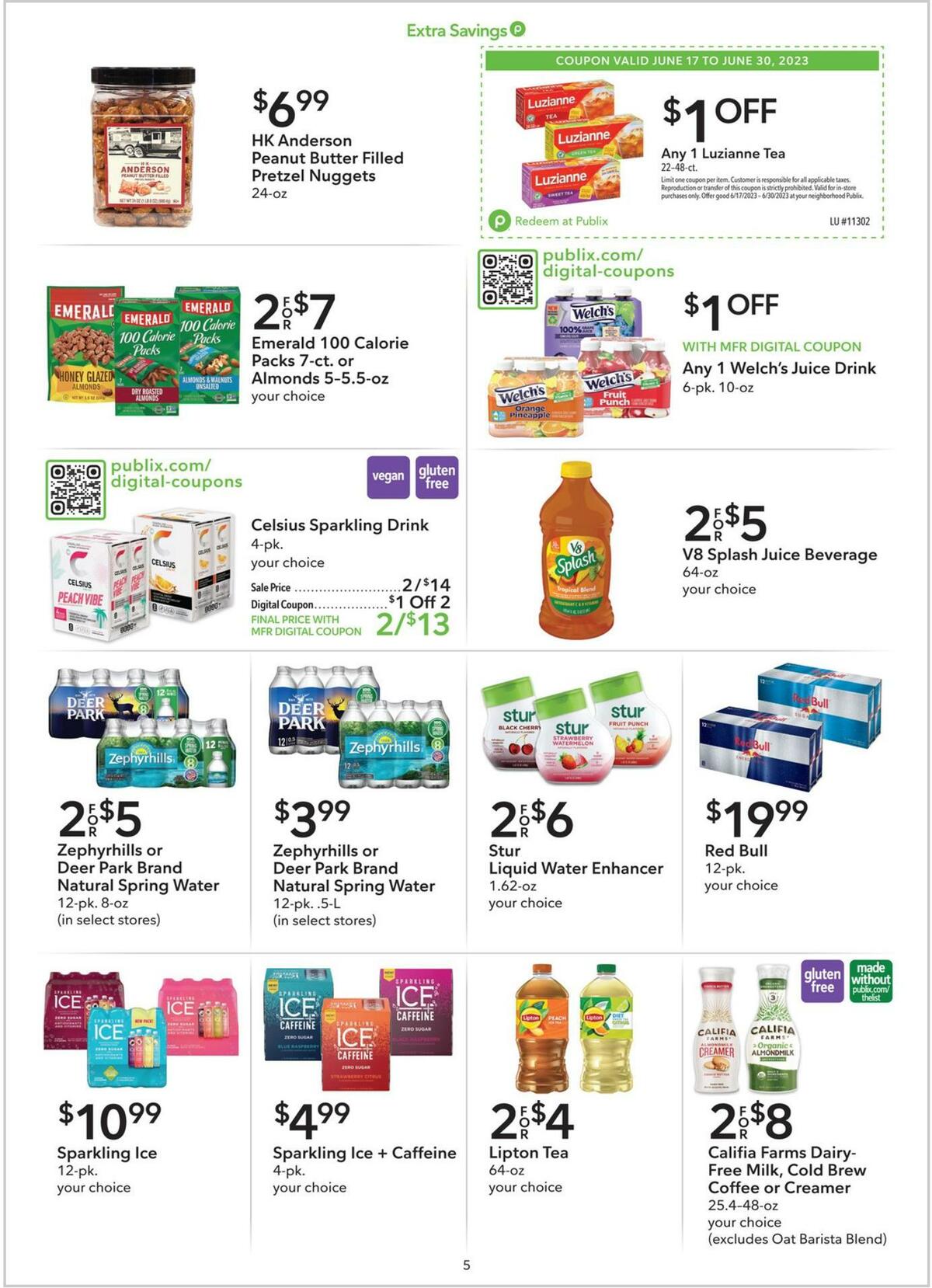 Publix Extra Savings Weekly Ad from June 17