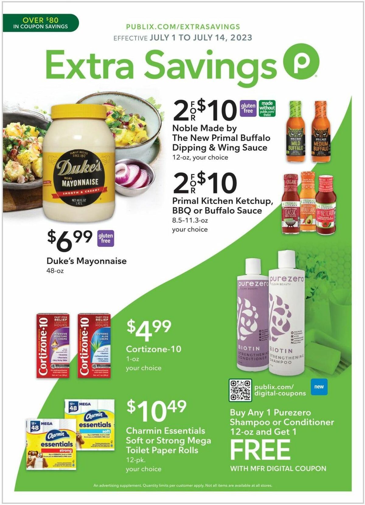 Publix Extra Savings Weekly Ad from July 1