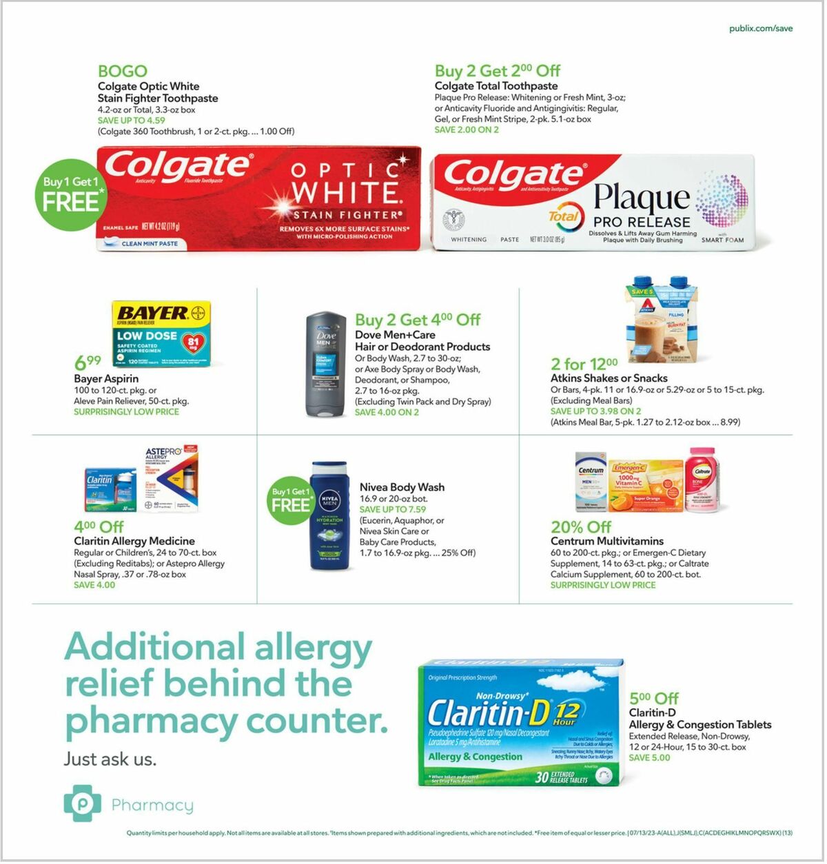 Publix Weekly Ad from July 12