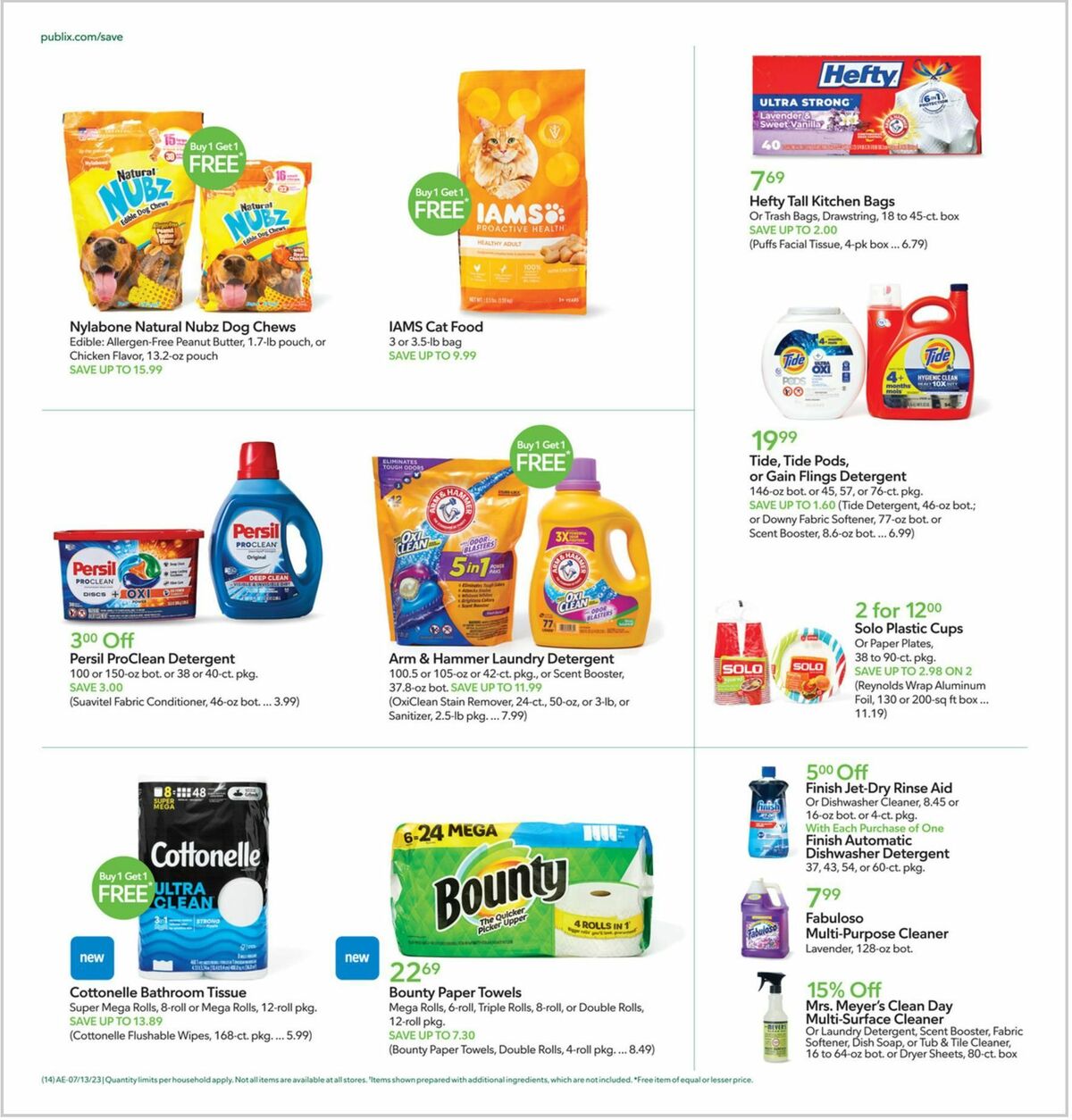 Publix Weekly Ad from July 12