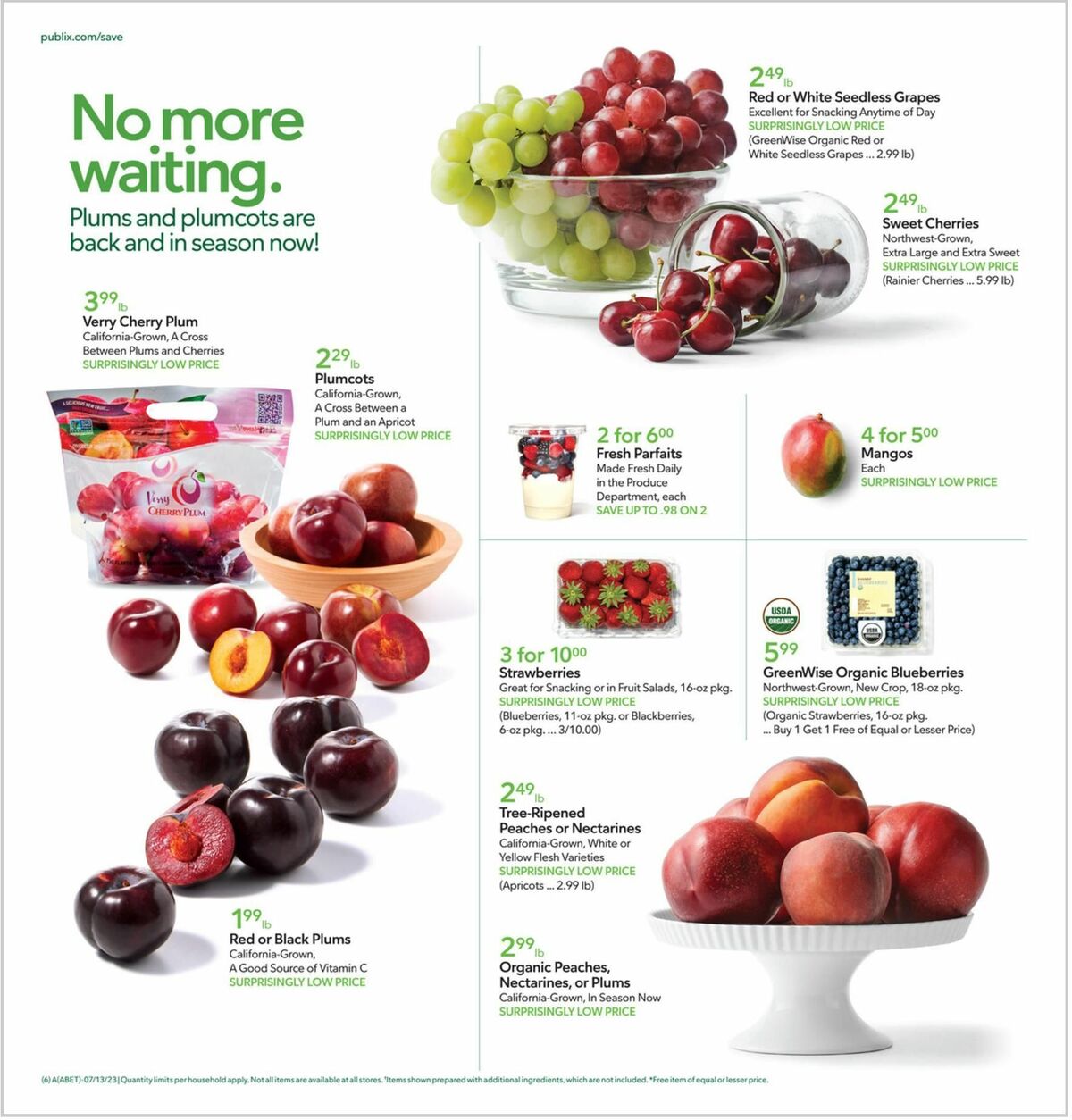 Publix Weekly Ad from July 12