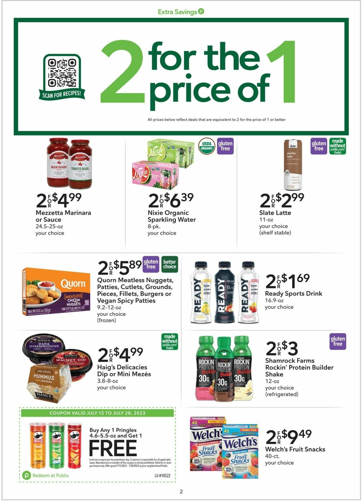 Publix Extra Savings Weekly Ad from July 15